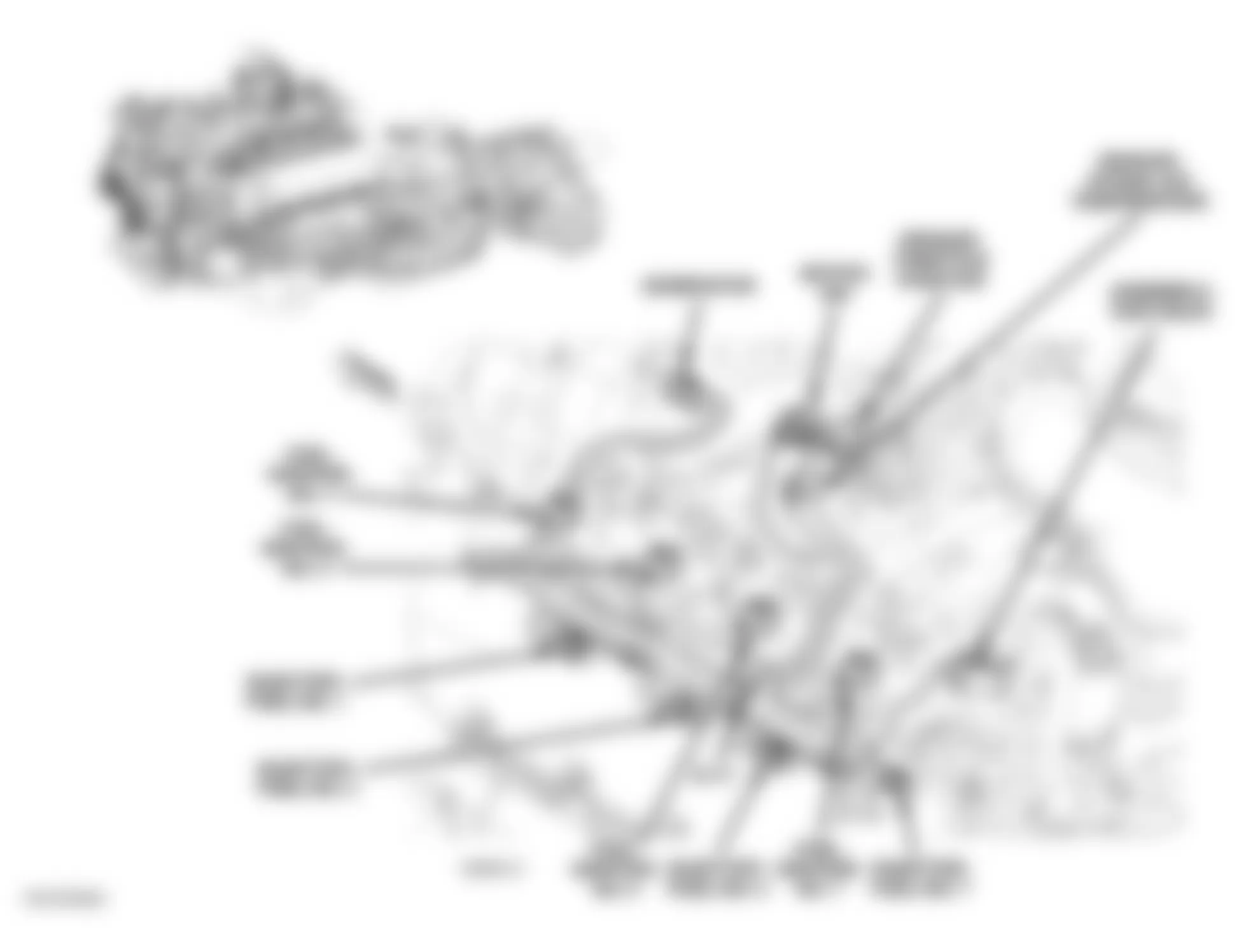 Dodge Dakota 2005 - Component Locations -  Upper Left Side Of Engine (4.7L)