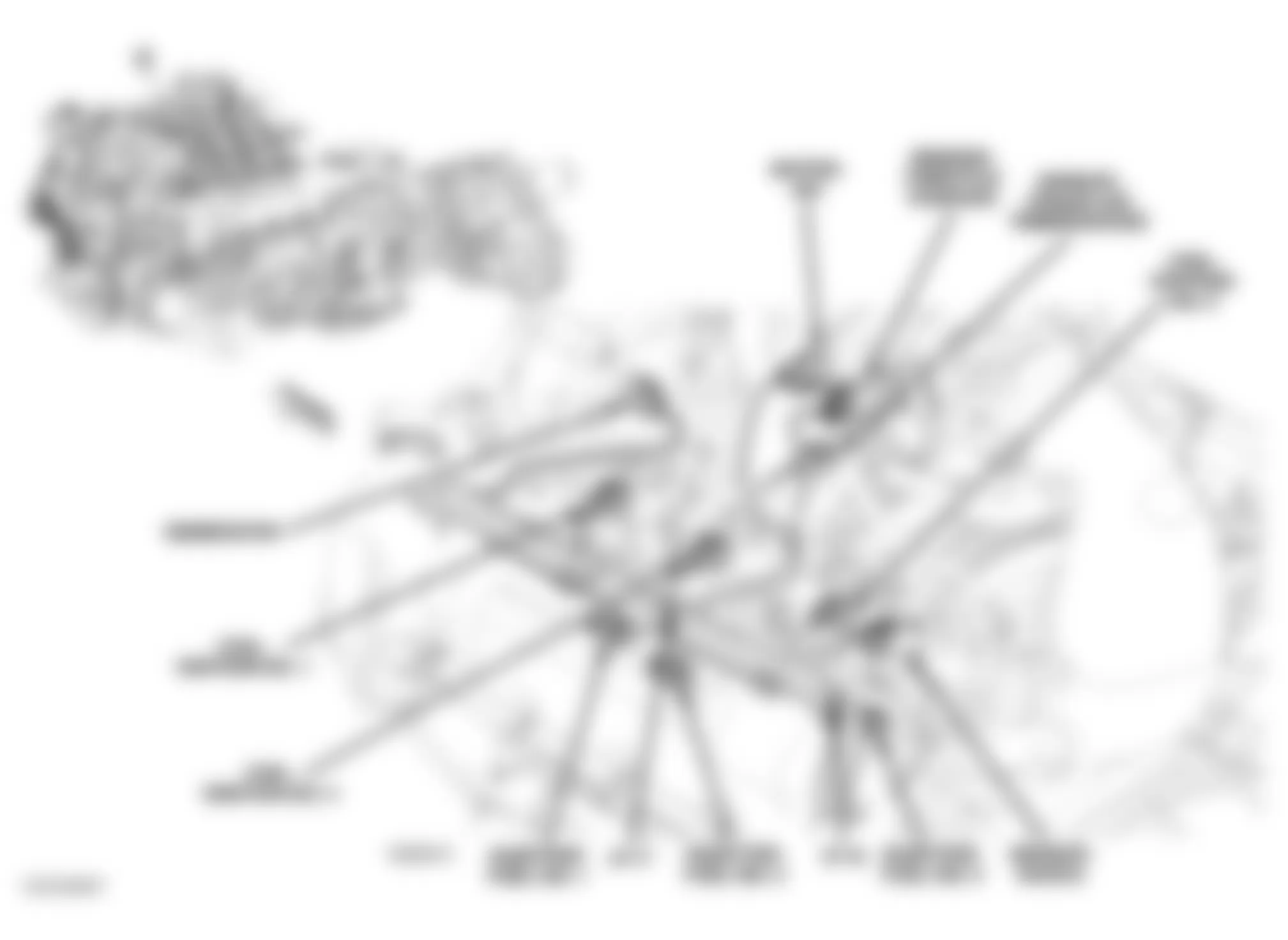 Dodge Dakota 2005 - Component Locations -  Left Side/Top Of Engine (3.7L)