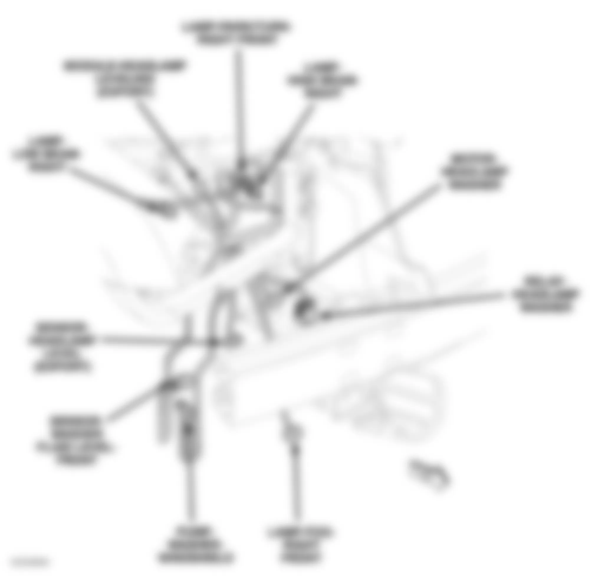 Dodge Magnum R/T 2005 - Component Locations -  Right Front Of Engine Compartment