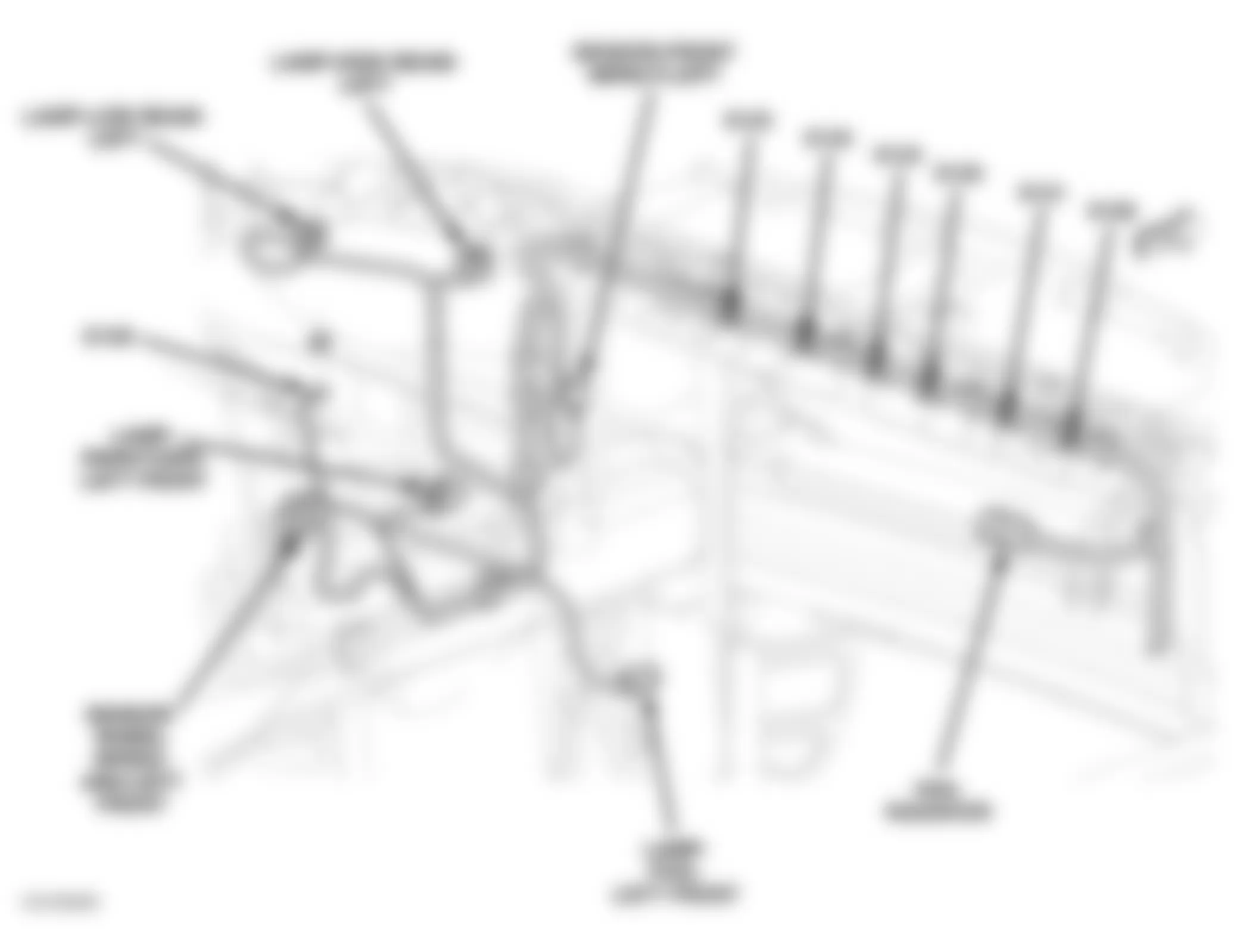 Dodge Magnum R/T 2005 - Component Locations -  Front Of Engine Compartment