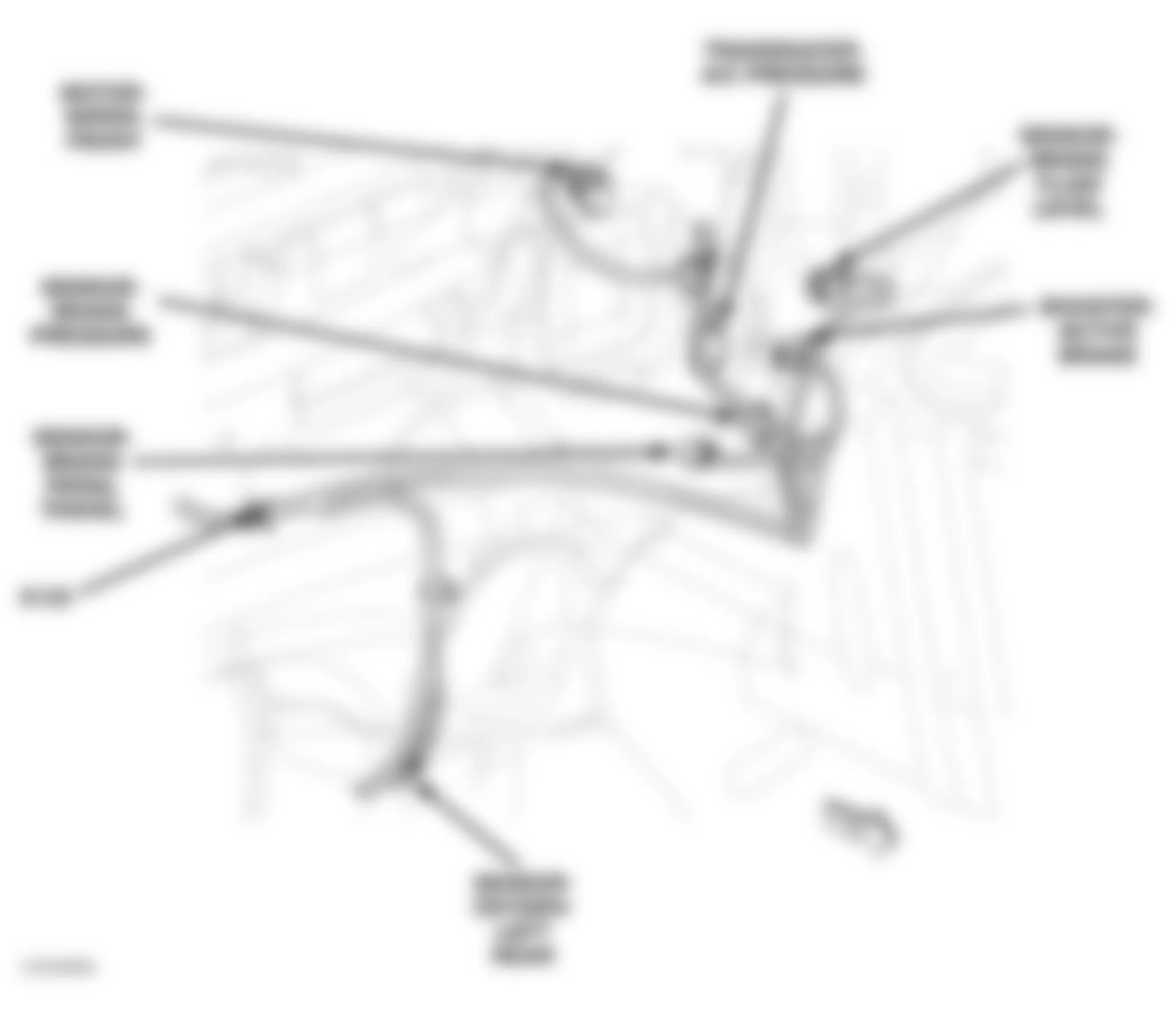 Dodge Magnum R/T 2005 - Component Locations -  Left Rear Of Engine Compartment