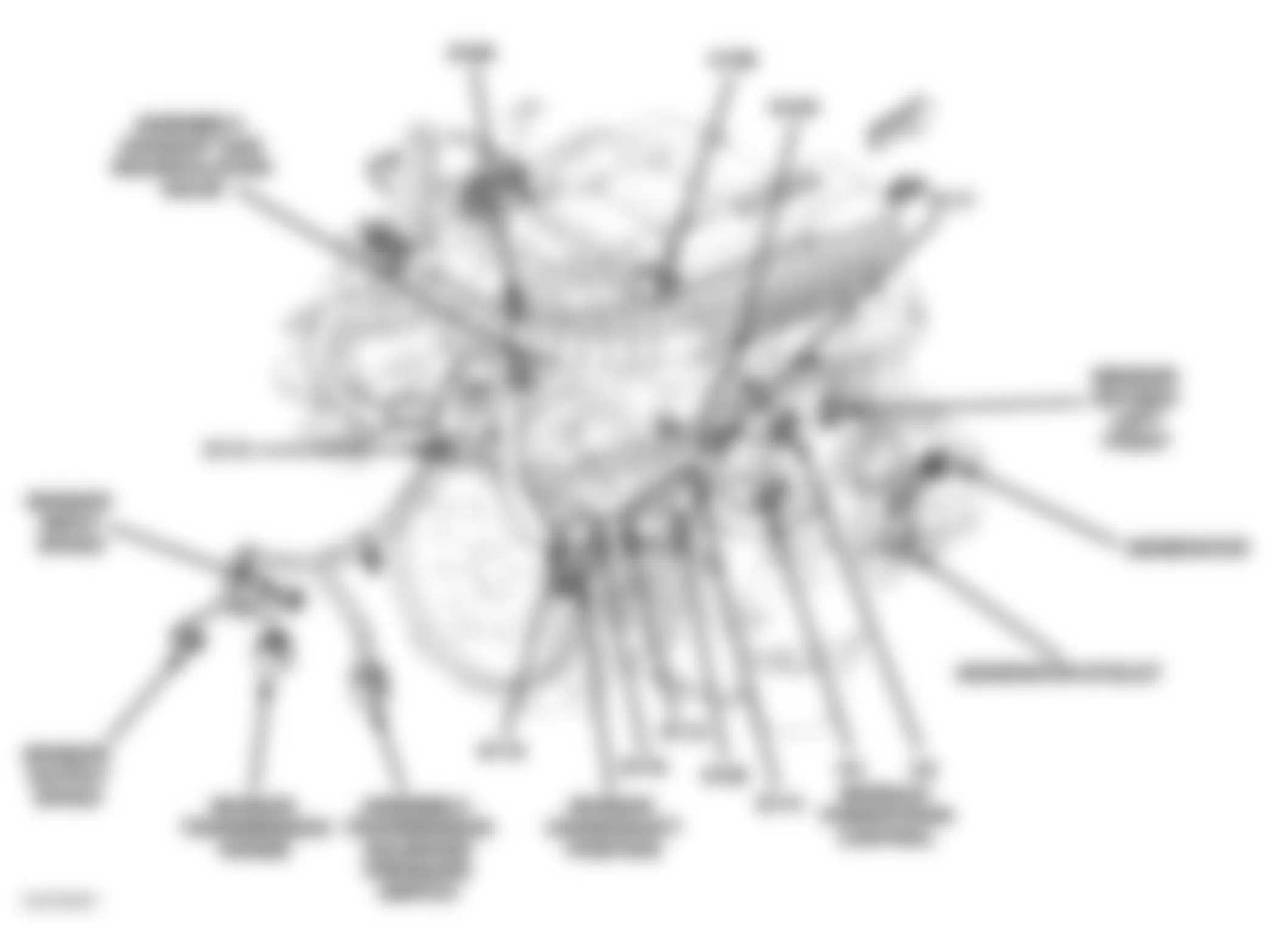 Dodge Magnum R/T 2005 - Component Locations -  Right Rear Of Engine (2.7L)