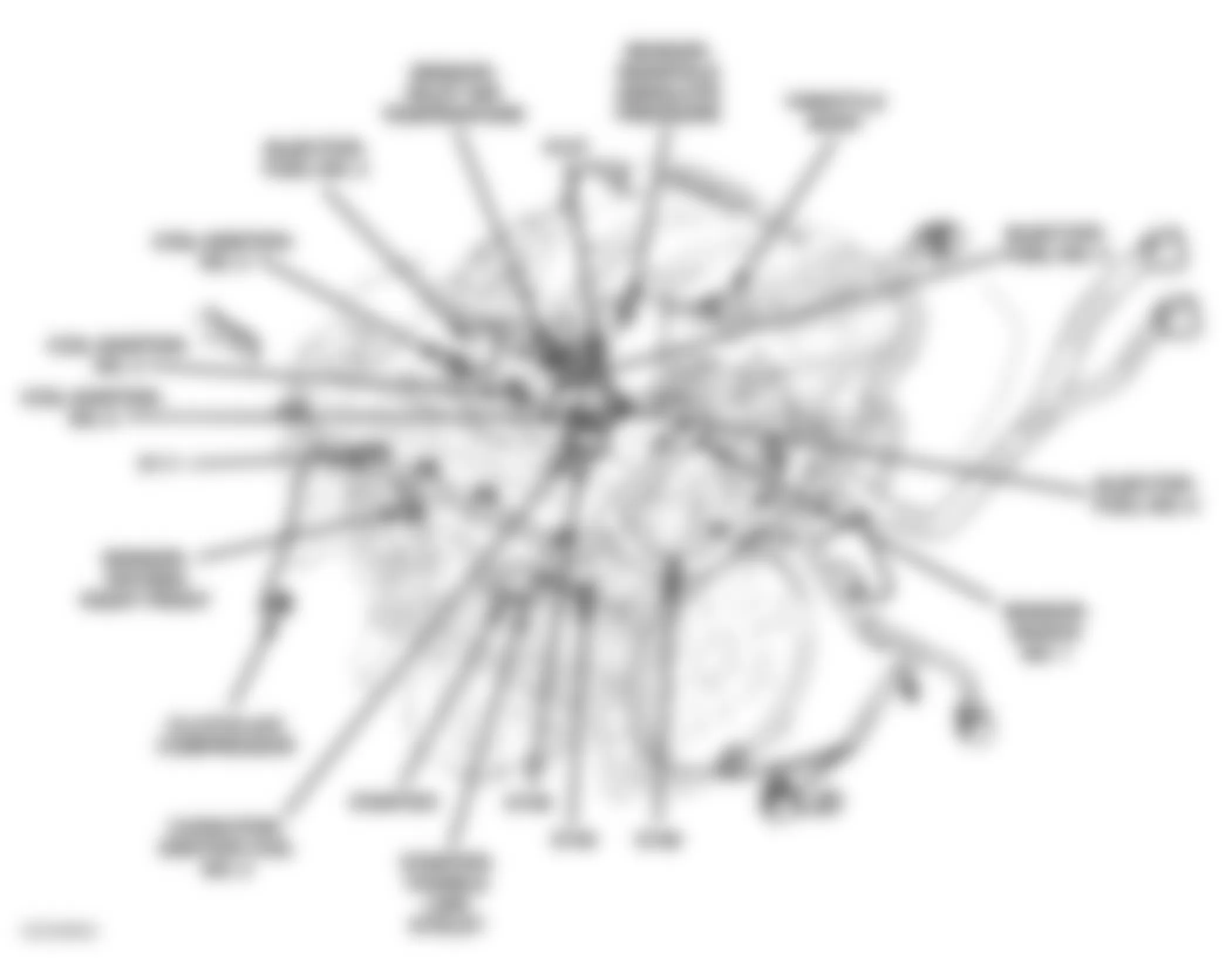 Dodge Magnum R/T 2005 - Component Locations -  Left Rear Of Engine (2.7L)