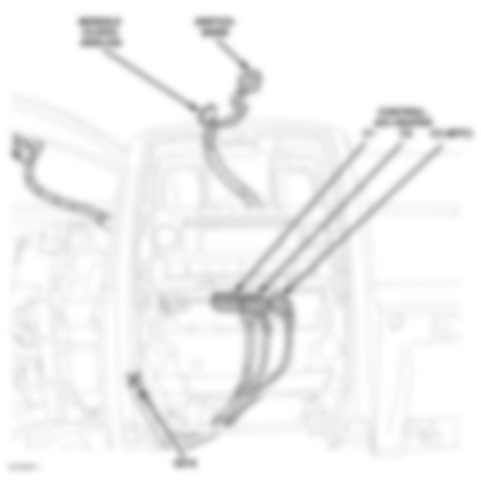 Dodge Magnum R/T 2005 - Component Locations -  Center Of Dash