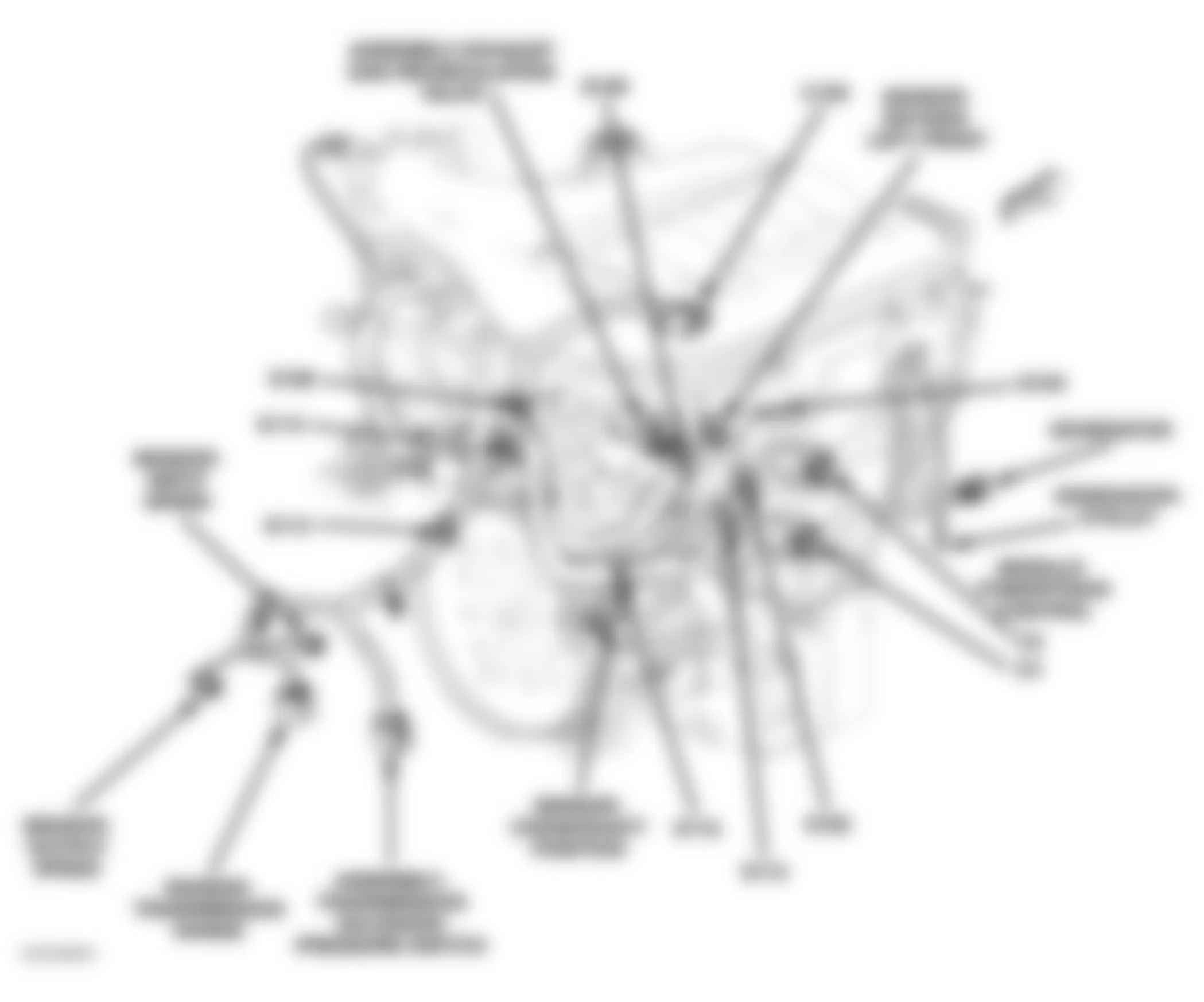 Dodge Magnum SXT 2005 - Component Locations -  Right Rear Of Engine (3.5L)