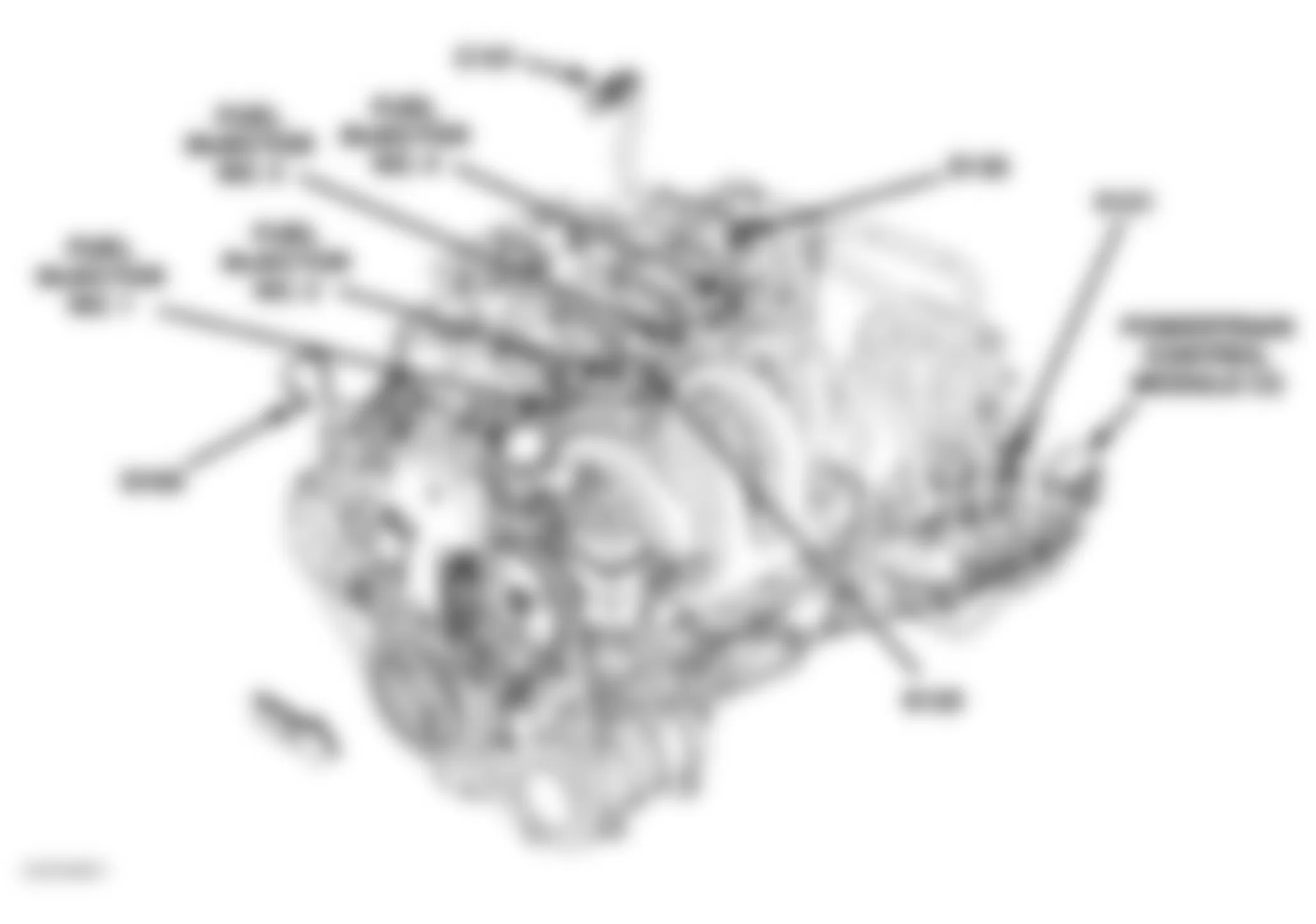 Dodge Neon SXT 2005 - Component Locations -  Right Front Of Engine (2.0L)