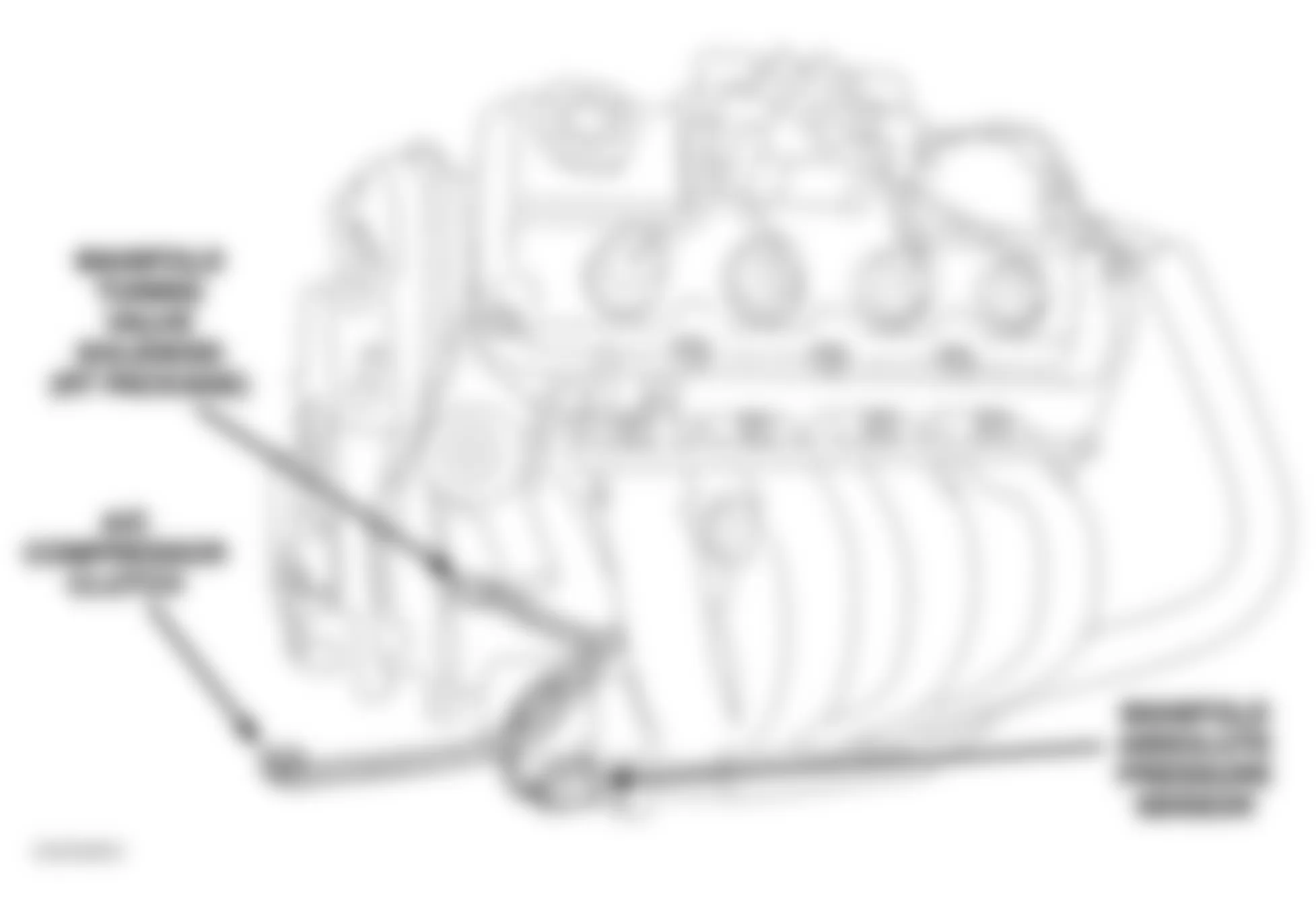 Dodge Neon SXT 2005 - Component Locations -  Top Of Engine (2.0L)