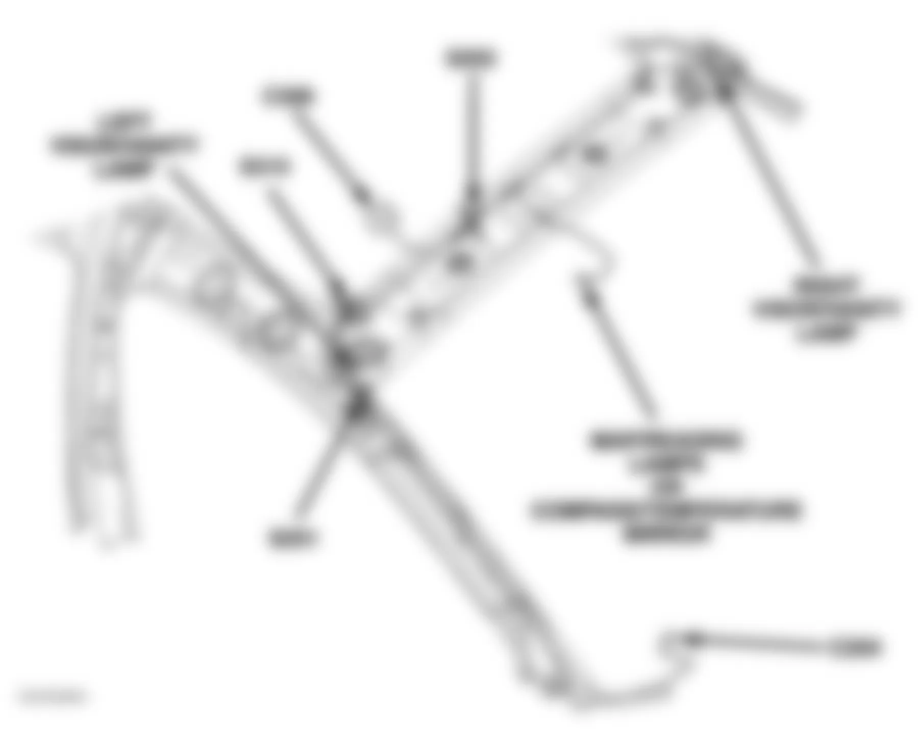Dodge Neon SXT 2005 - Component Locations -  Front Of Roof