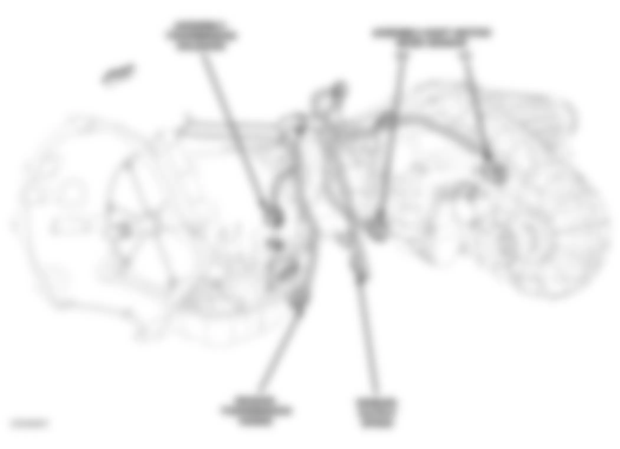 Dodge Pickup R1500 2005 - Component Locations -  Automatic Transmission & Transfer Case (5.9L Diesel)