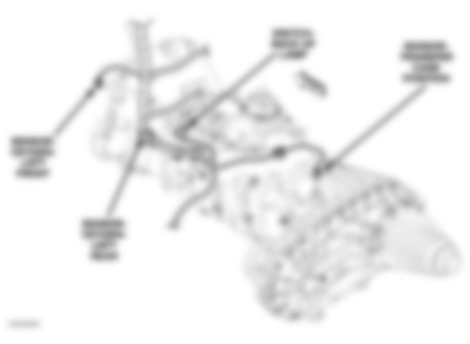 Dodge Pickup R1500 2005 - Component Locations -  Manual Transmission & Transfer Case (5.7L & 5.9L Diesel)