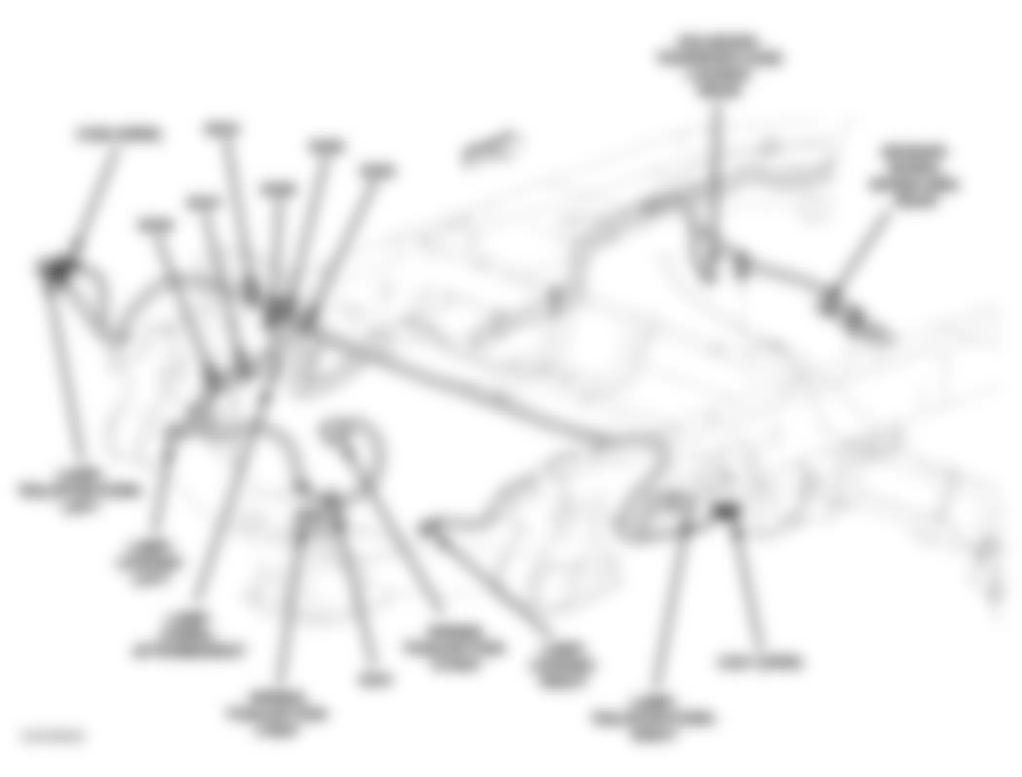 Dodge Pickup R1500 2005 - Component Locations -  Rear Chassis