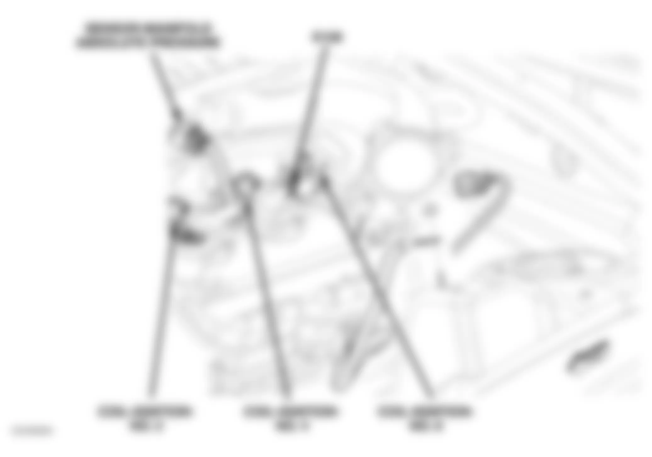 Dodge Charger SXT 2006 - Component Locations -  Left Side Of Engine (3.5L)