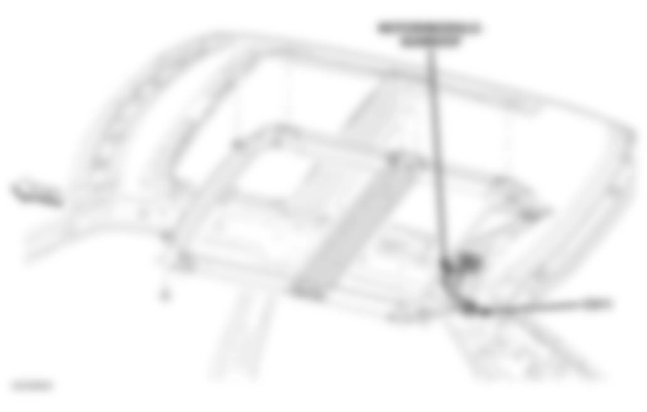 Dodge Charger SXT 2006 - Component Locations -  Headliner