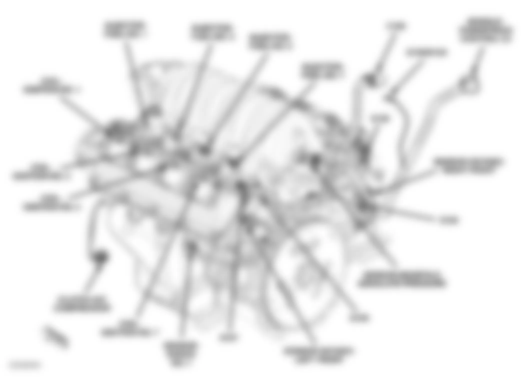 Dodge Charger SXT 2006 - Component Locations -  Left Rear Of Engine (6.1L)