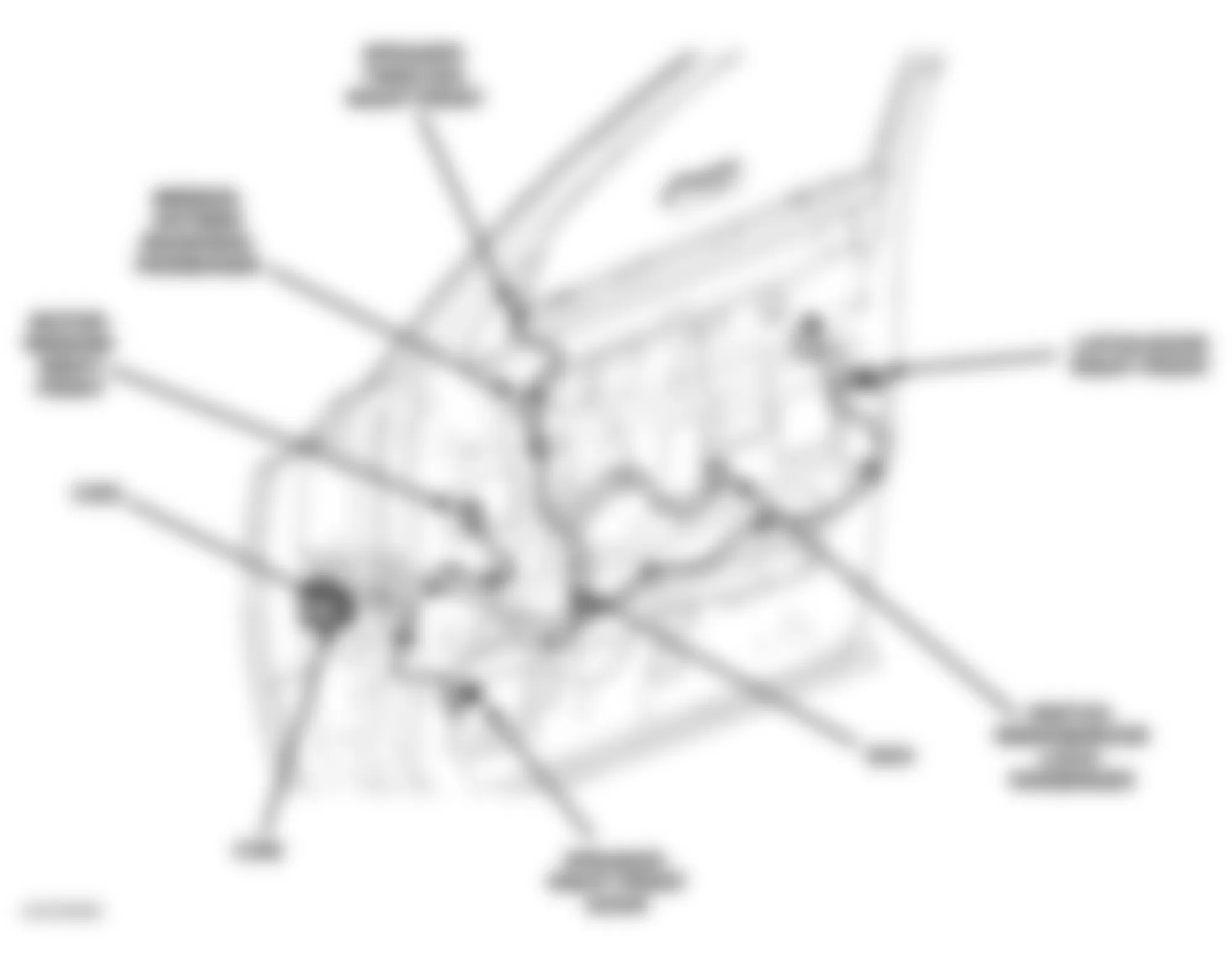 Dodge Dakota 2006 - Component Locations -  Right Front Door