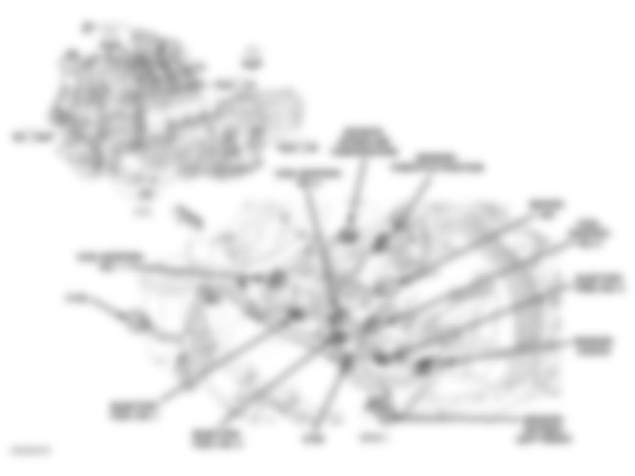 Dodge Durango 2006 - Component Locations -  Left Side Of Engine (3.7L)