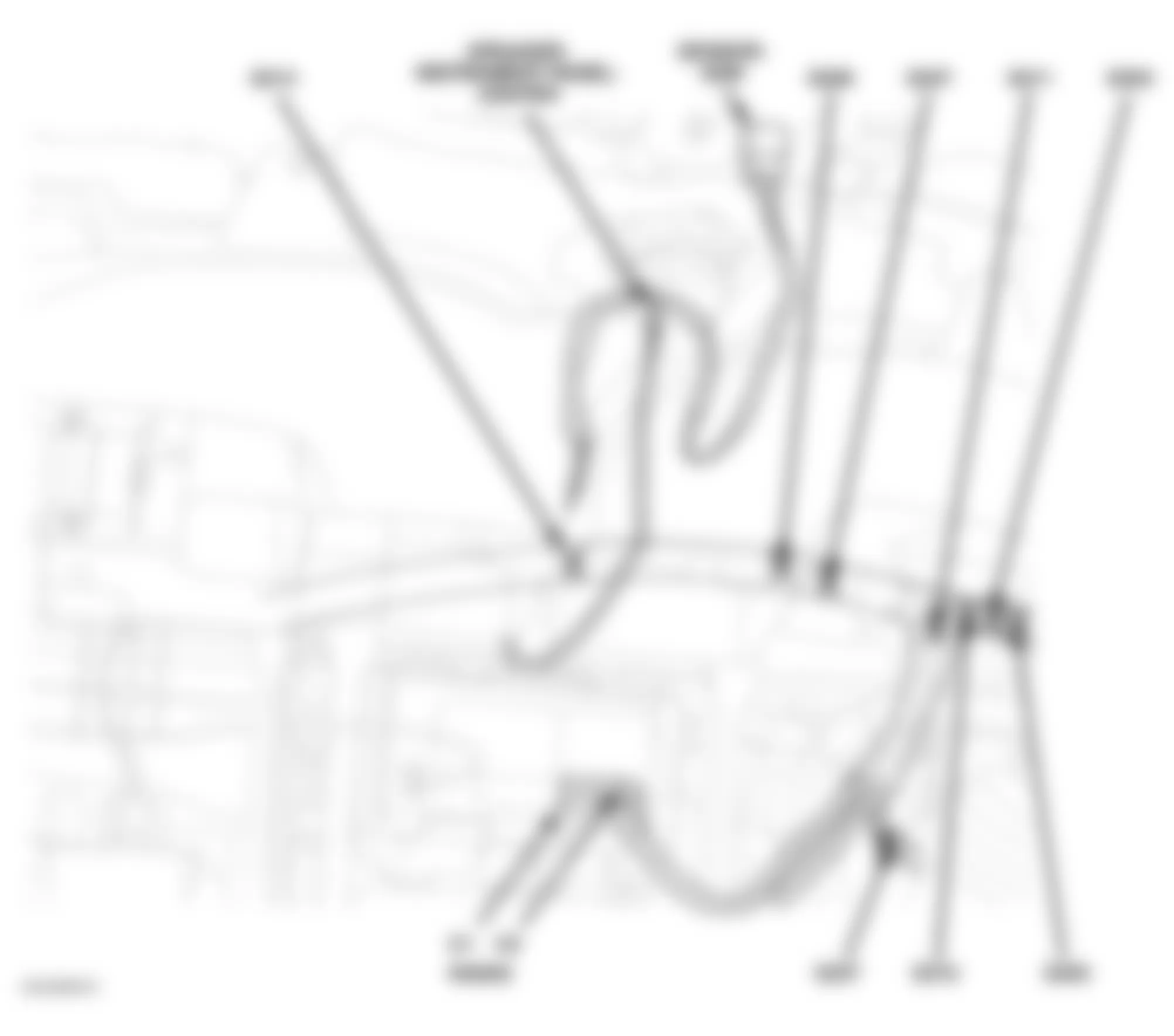 Dodge Magnum R/T 2006 - Component Locations -  Center/Left Side Of Dash