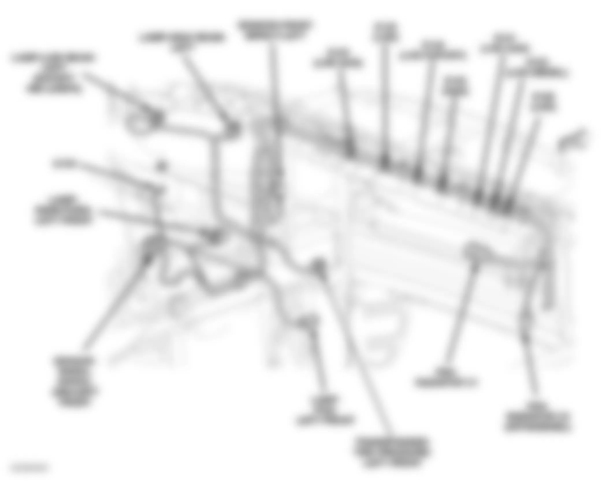 Dodge Magnum SXT 2006 - Component Locations -  Front Of Engine Compartment