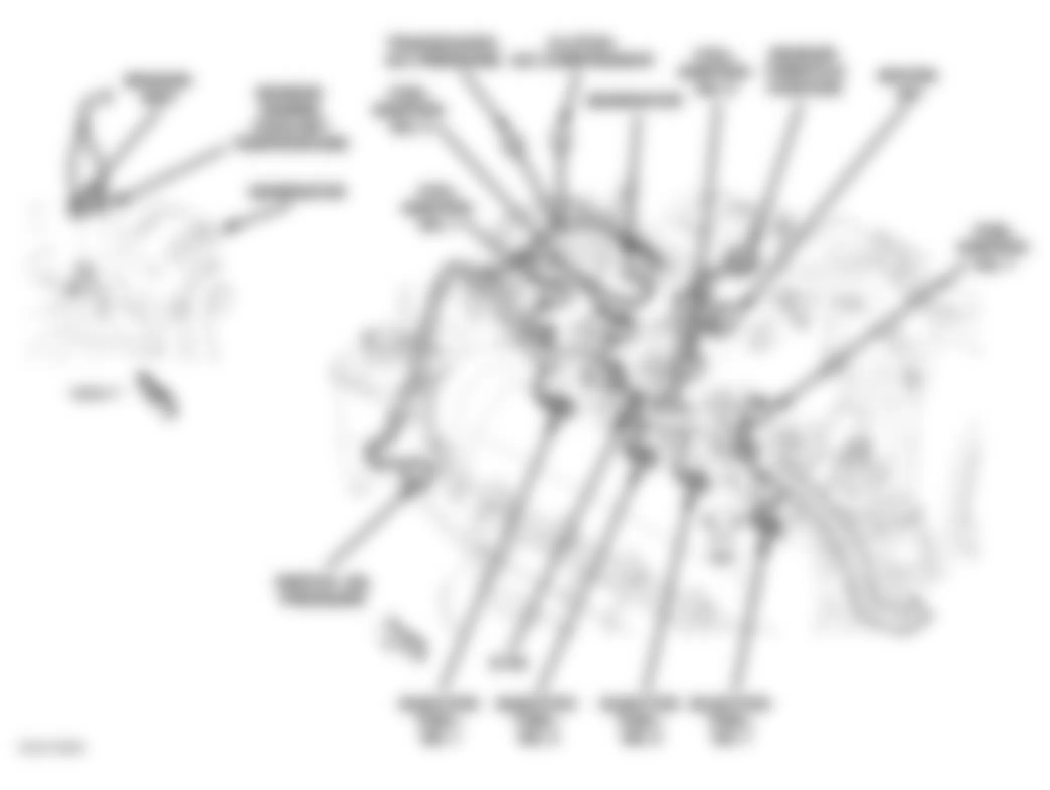 Dodge Pickup R2500 2006 - Component Locations -  Left Side Of Engine (3.7L & 4.7L)