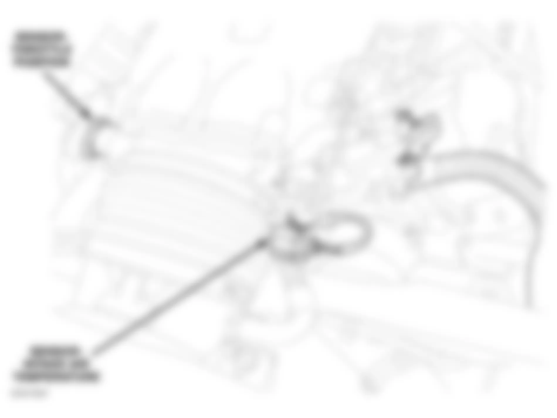 Dodge Pickup R2500 2006 - Component Locations -  Top Front Of Engine (SRT)