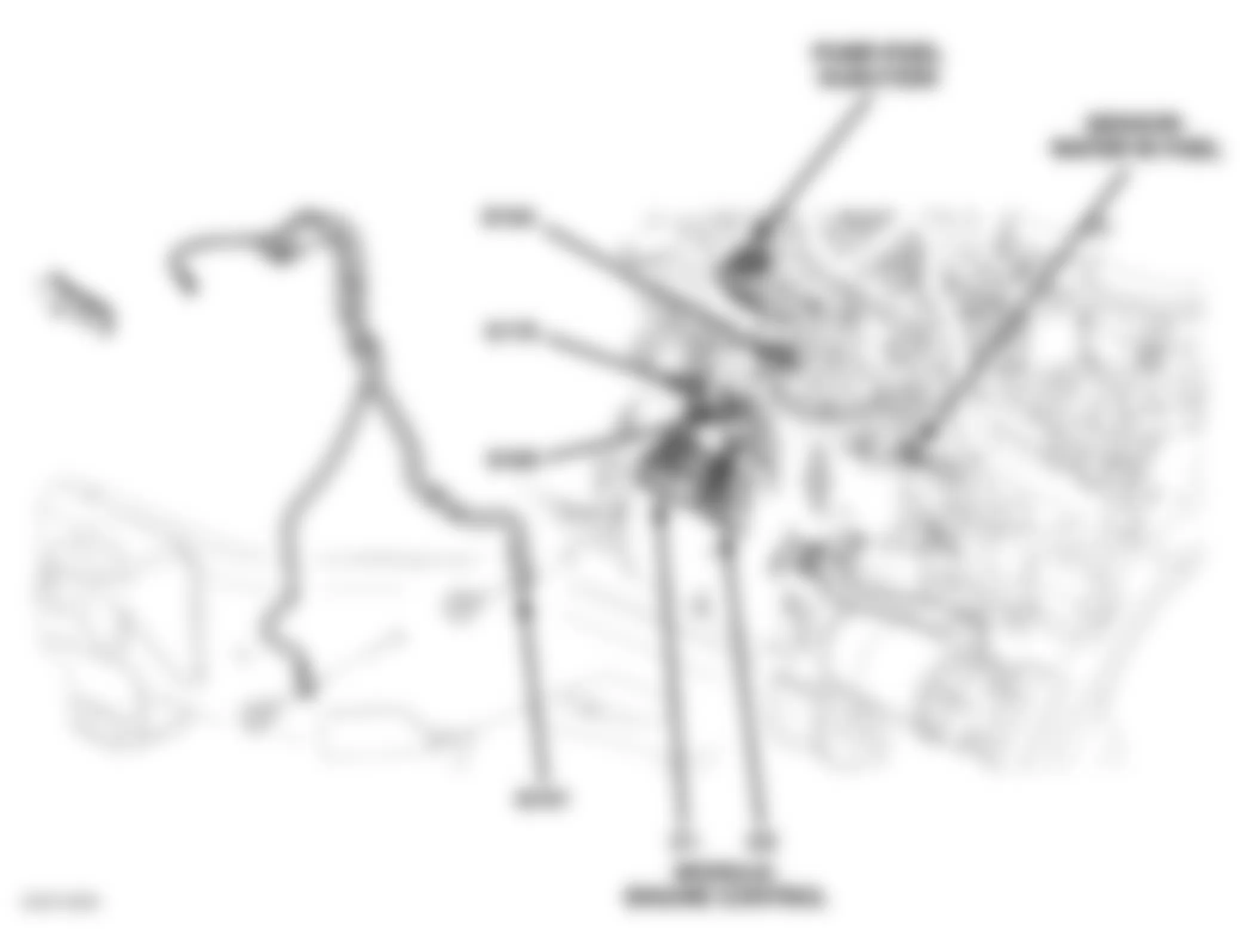 Dodge Pickup R2500 2006 - Component Locations -  Left Side Of Engine (Diesel)