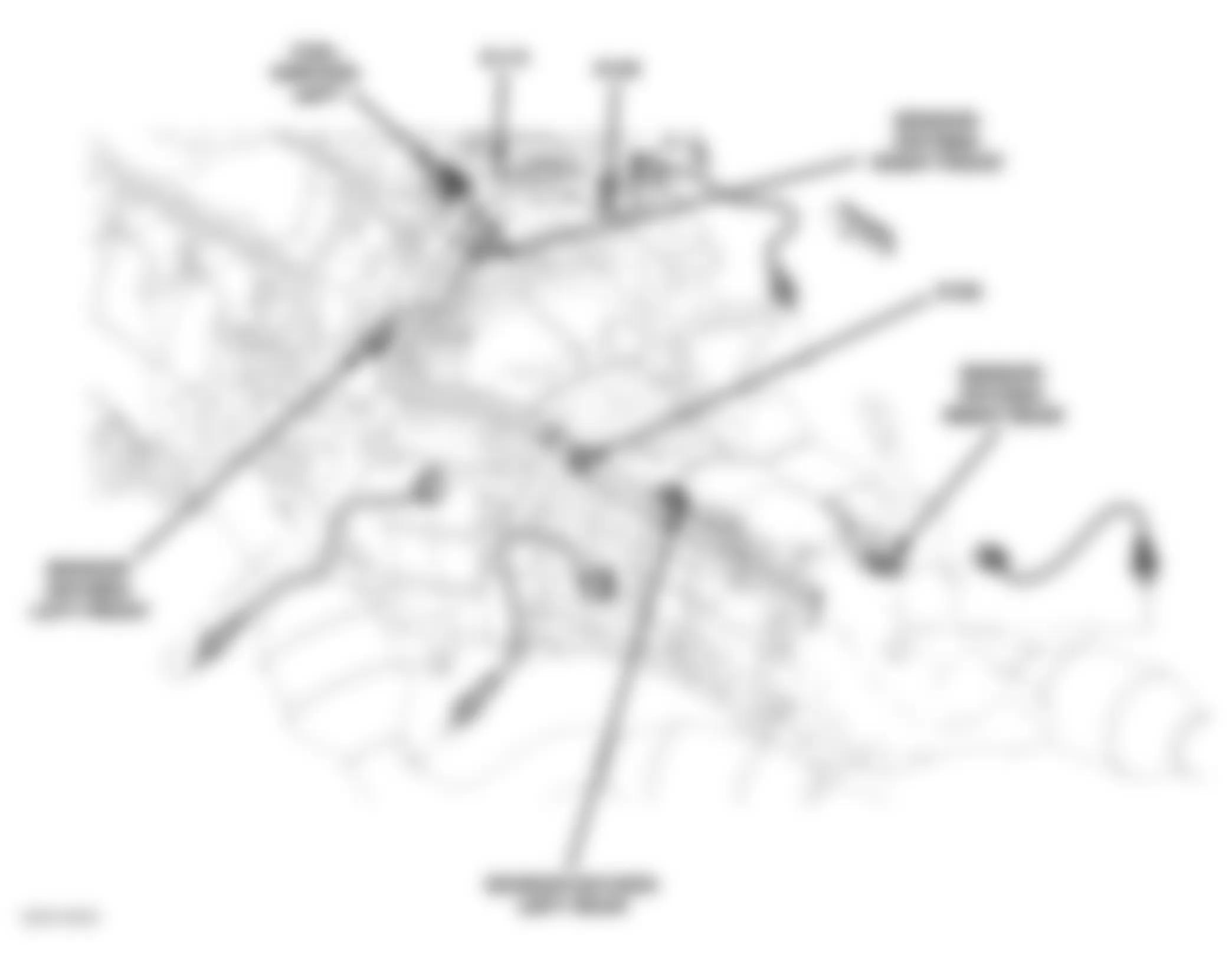 Dodge Pickup R2500 2006 - Component Locations -  Transmission & Exhaust (SRT)