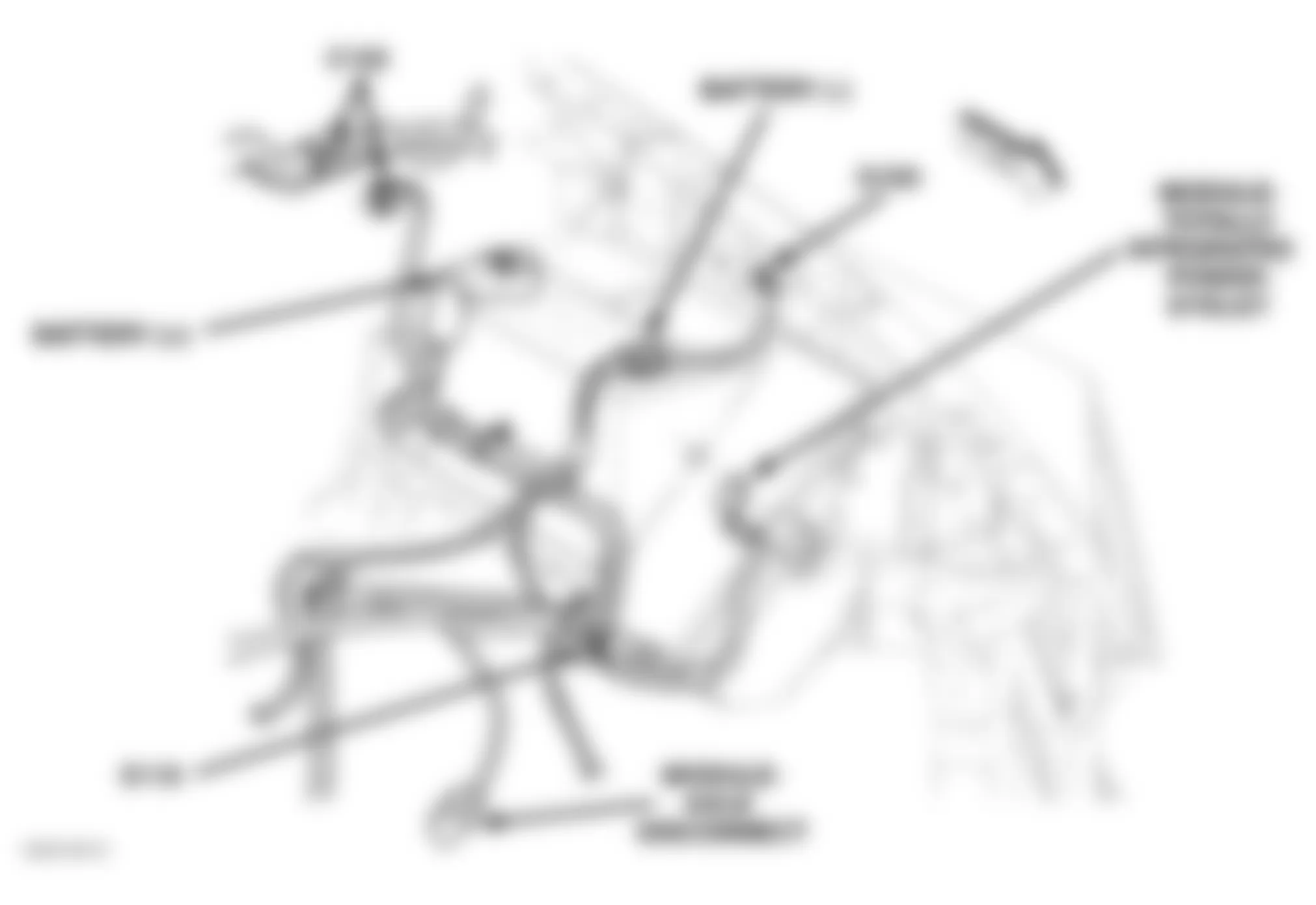 Dodge Pickup R2500 2006 - Component Locations -  Battery