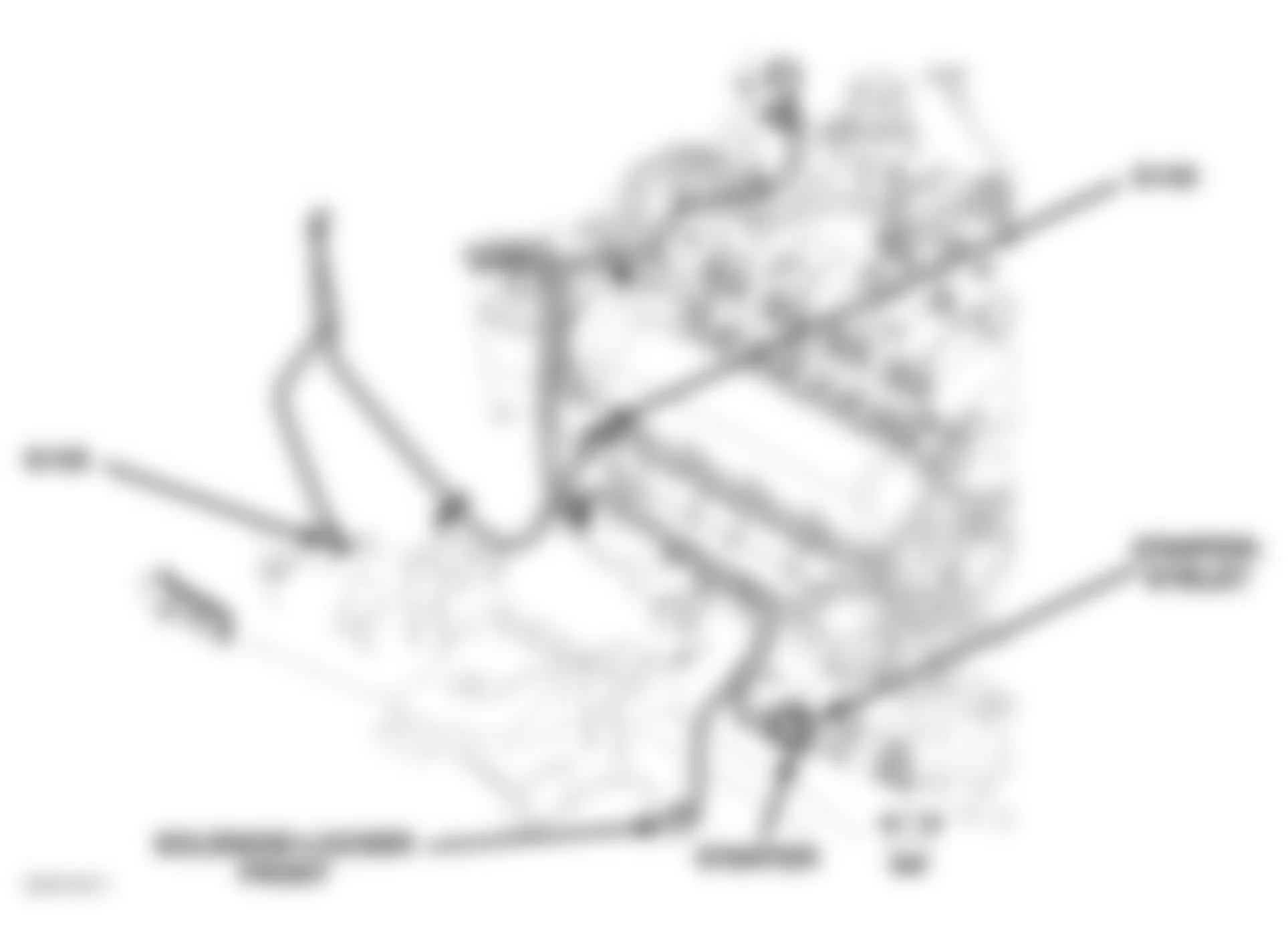 Dodge Pickup R2500 2006 - Component Locations -  Left Grounds & Starter