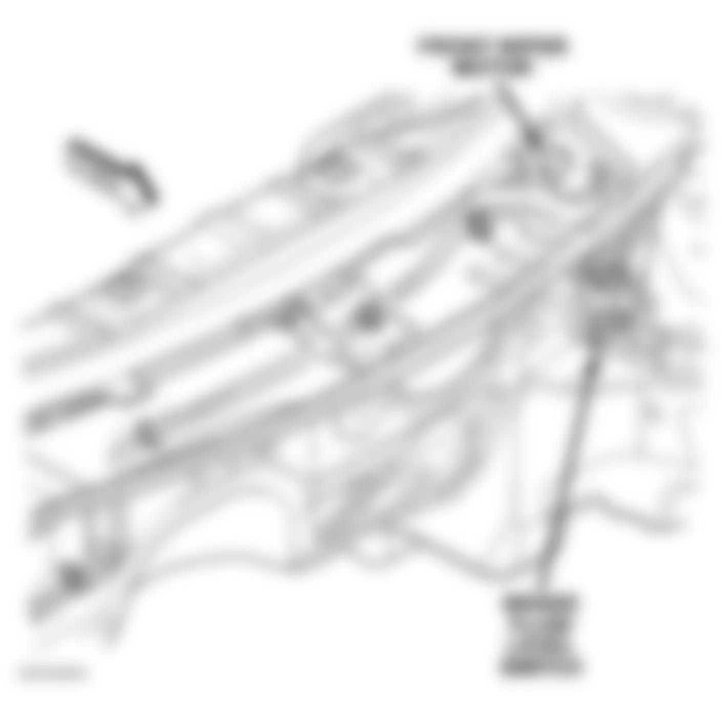 Dodge Stratus R/T 2006 - Component Locations -  Left Rear Of Engine Compartment