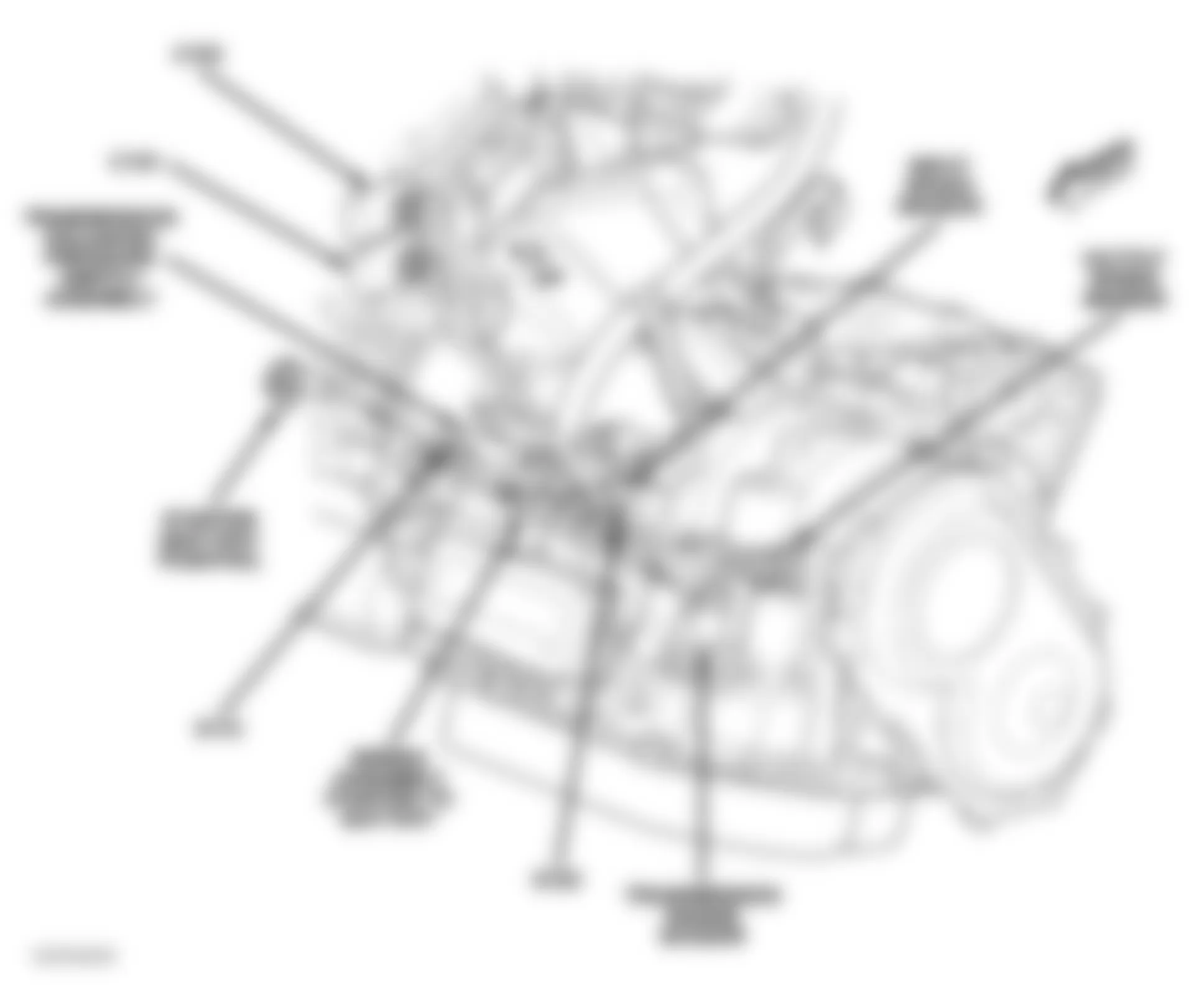 Dodge Stratus R/T 2006 - Component Locations -  Left Side Of Transmission (A/T)