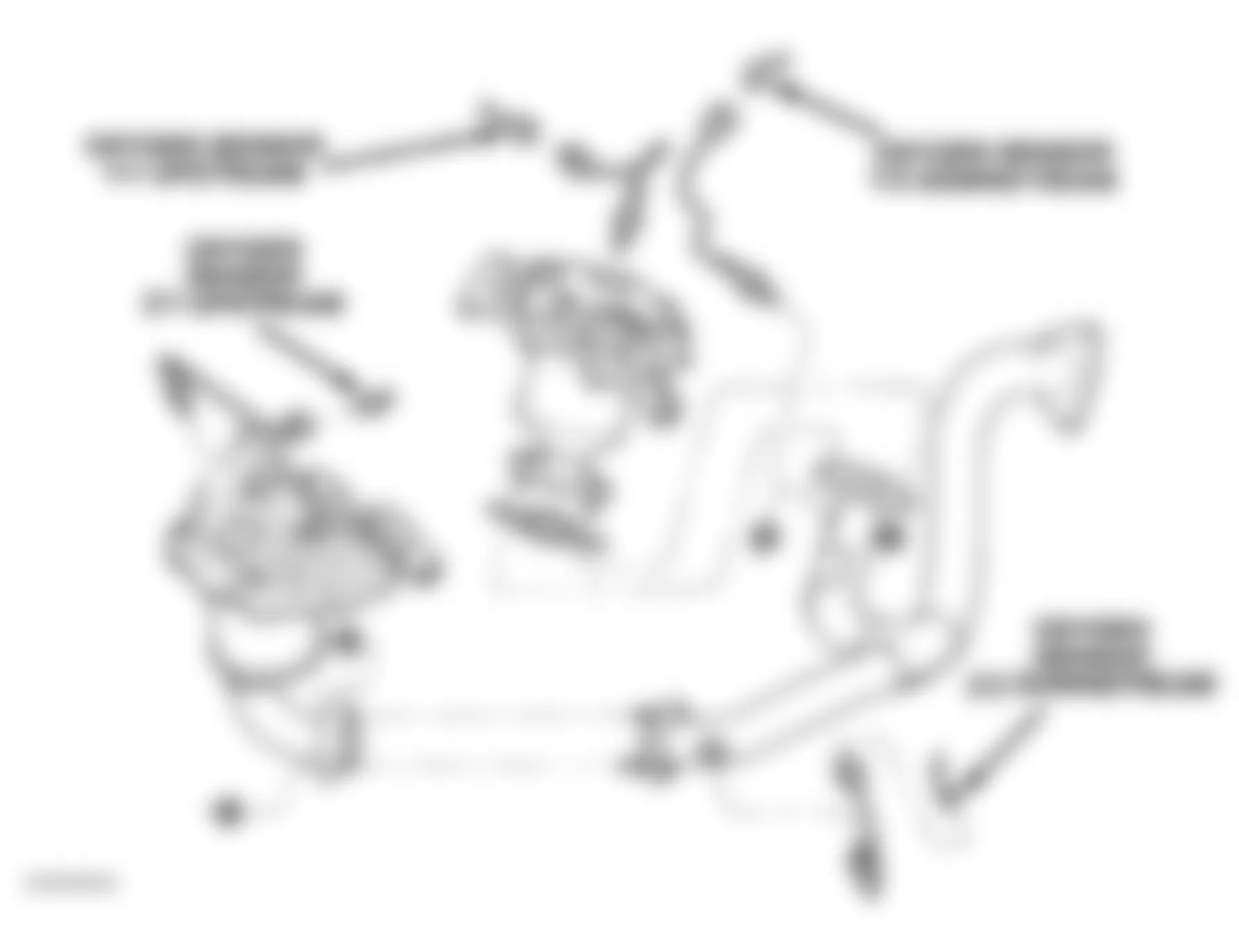 Dodge Stratus R/T 2006 - Component Locations -  Exhaust System (2.7L)