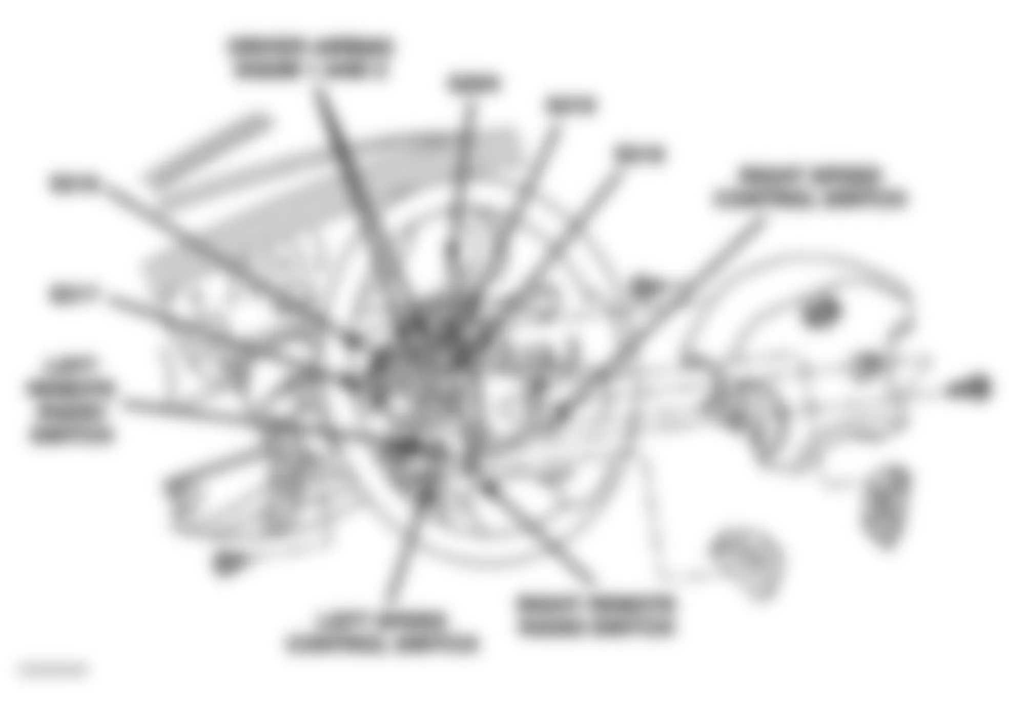 Dodge Stratus R/T 2006 - Component Locations -  Steering Column
