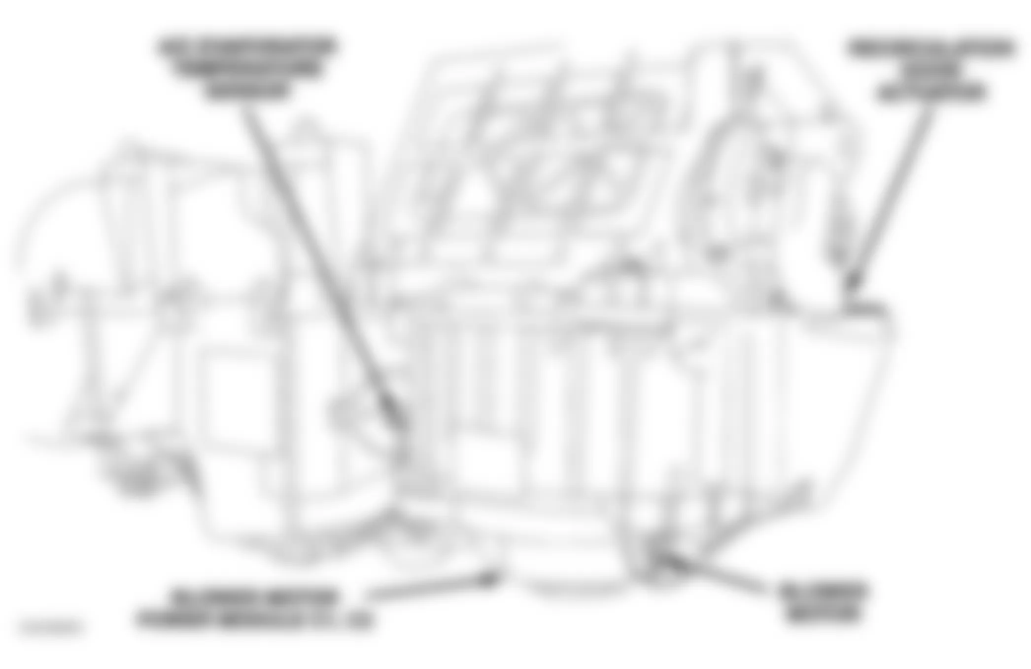 Dodge Stratus R/T 2006 - Component Locations -  Right Side Of HVAC (ATC)