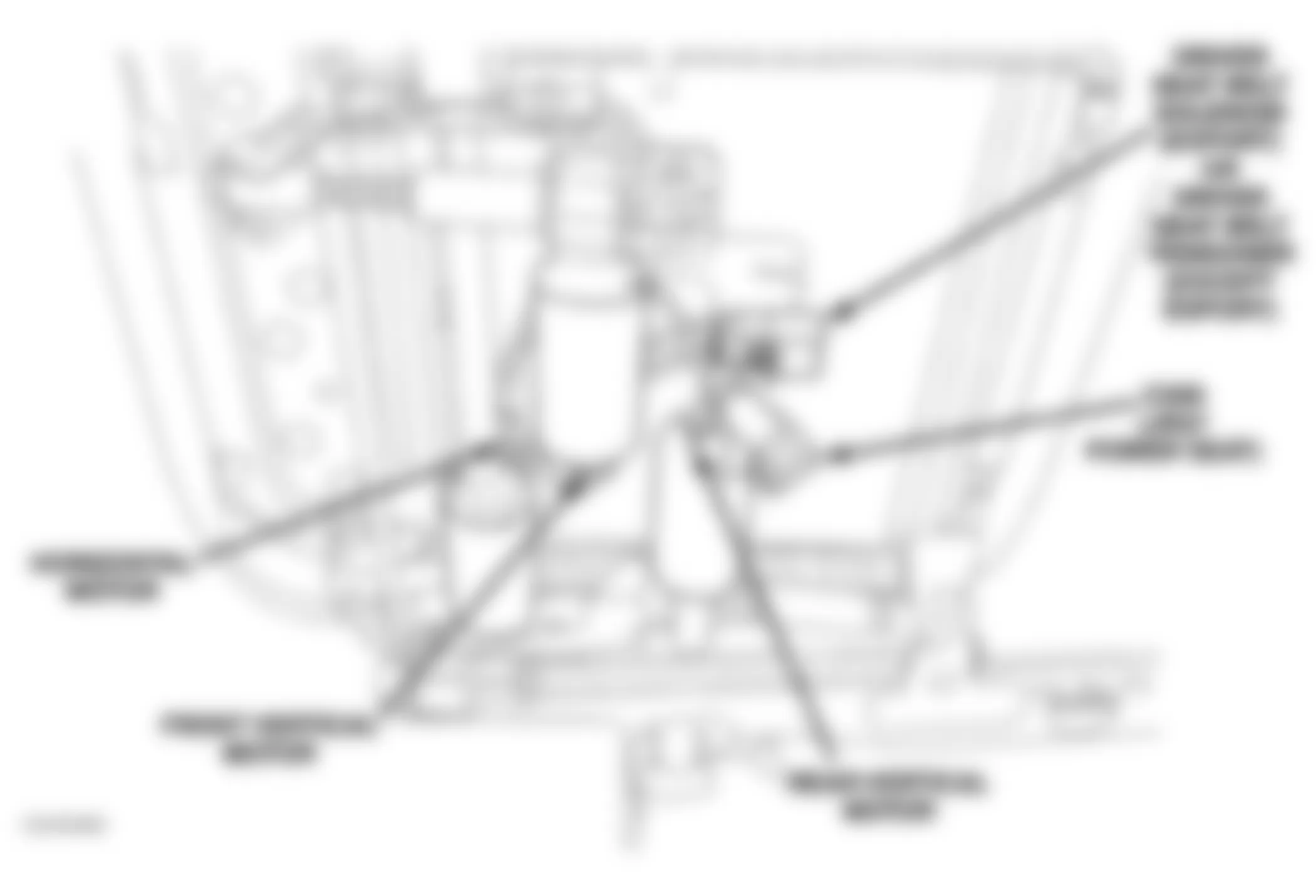 Dodge Stratus R/T 2006 - Component Locations -  Below Driver Seat