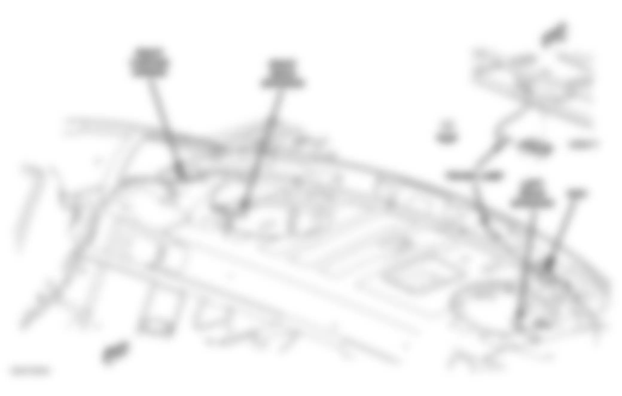 Dodge Stratus R/T 2006 - Component Locations -  Rear Shelf (Sedan)