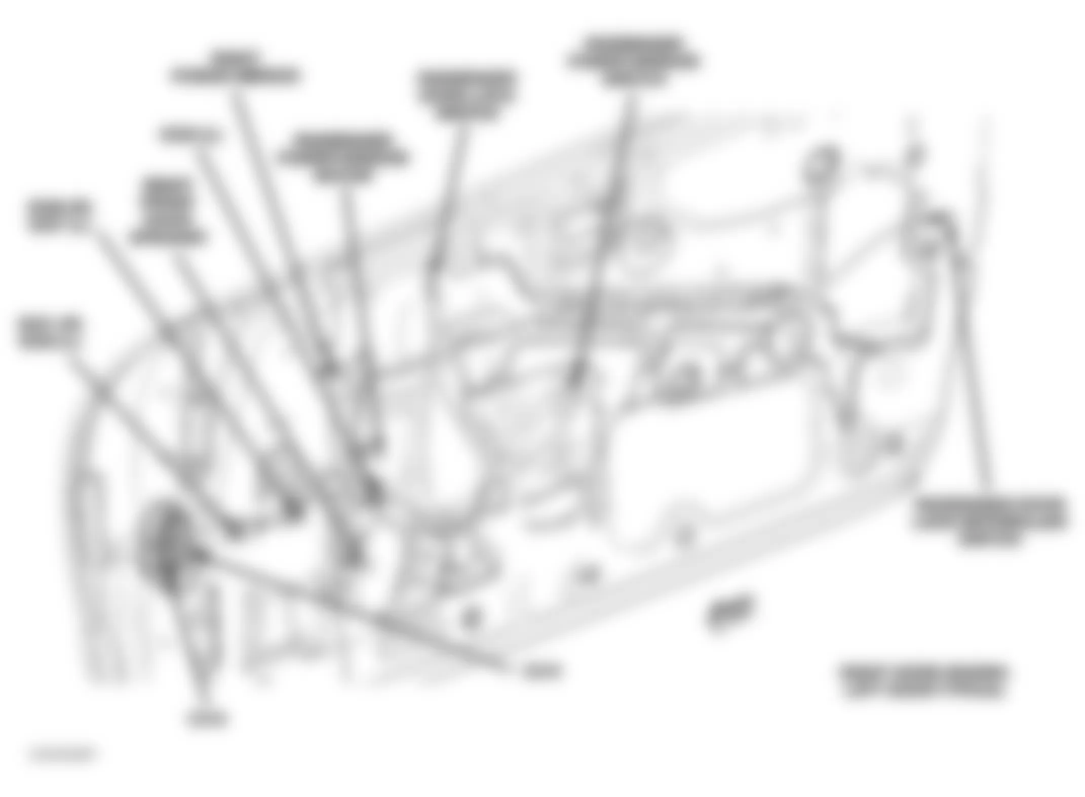 Dodge Stratus R/T 2006 - Component Locations -  Front Passenger Door (Drivers Door Similar)