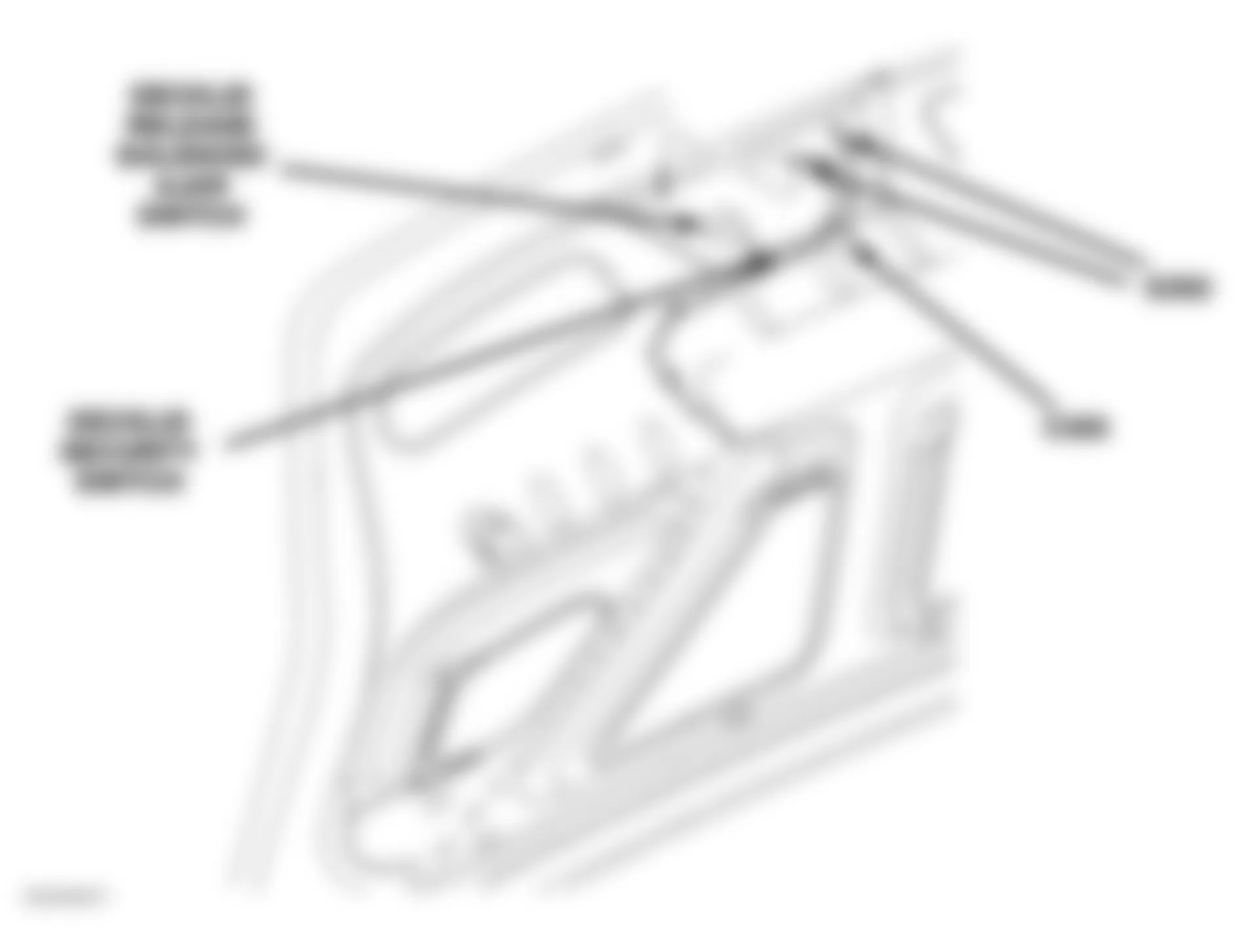 Dodge Stratus R/T 2006 - Component Locations -  Deck Lid (Sedan)
