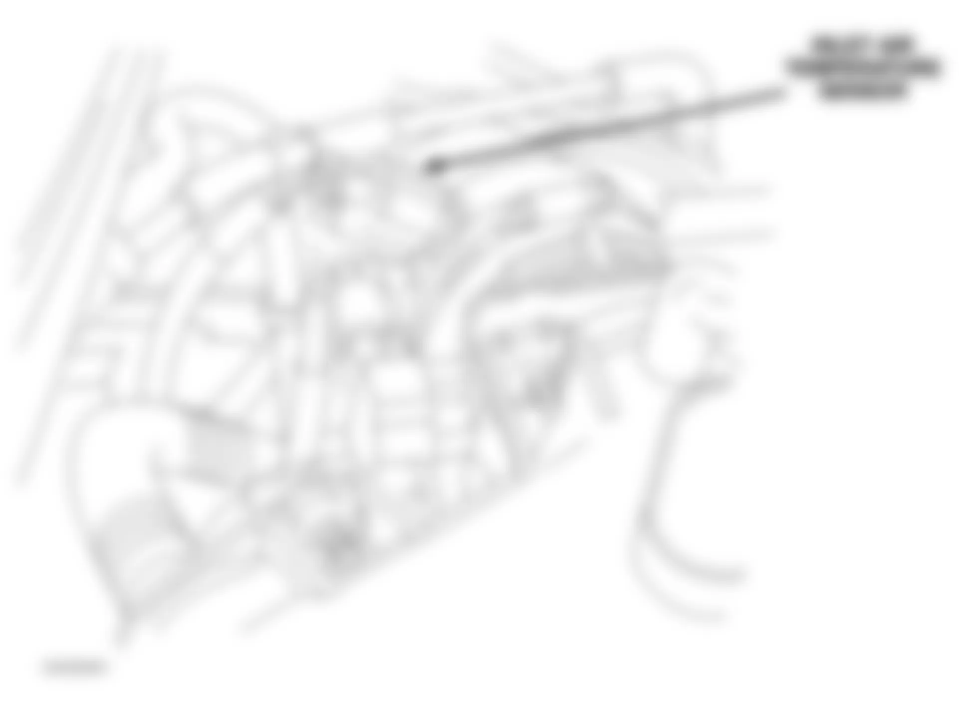 Dodge Stratus SXT 2006 - Component Locations -  Top Of Engine (2.7L)