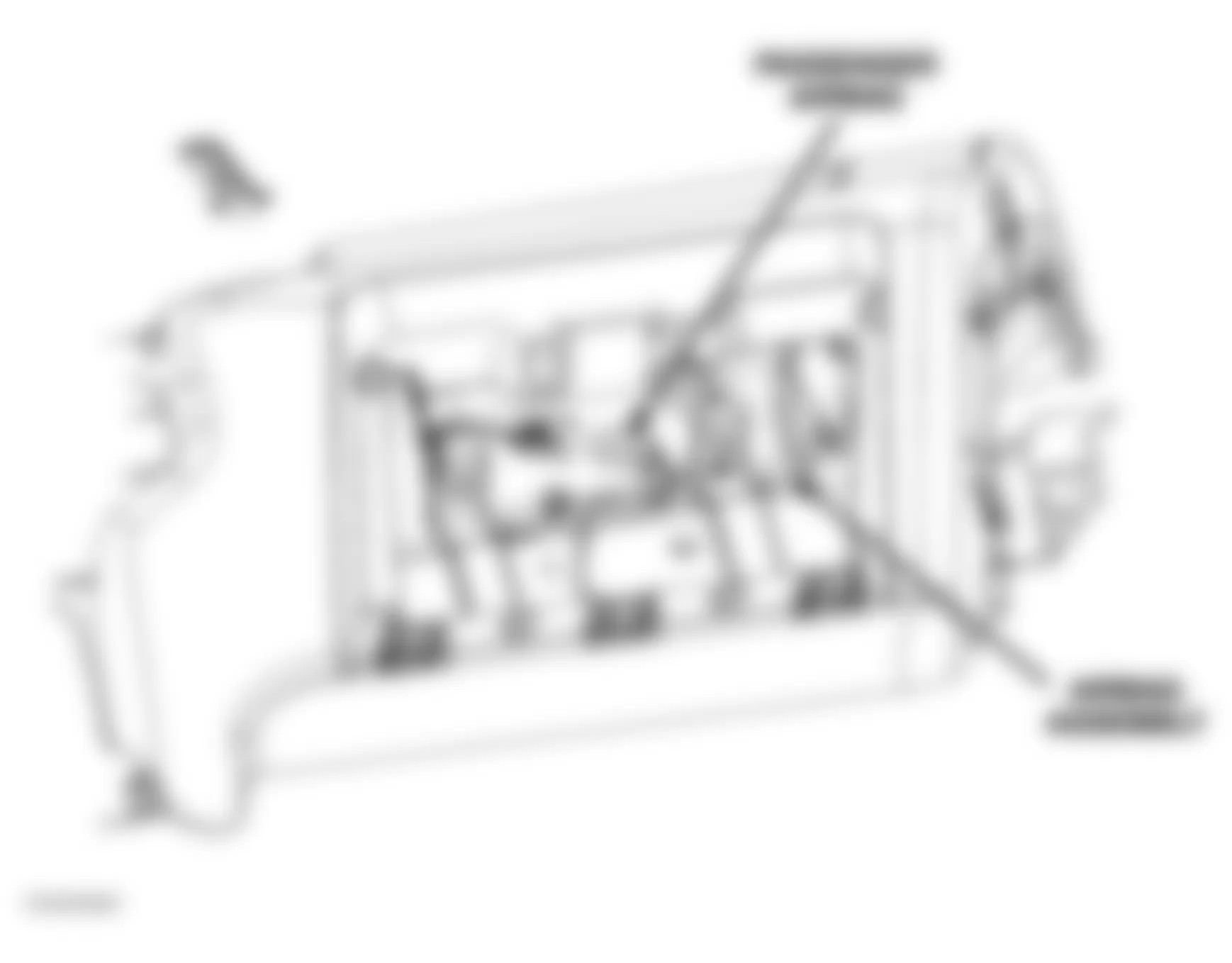 Dodge Stratus SXT 2006 - Component Locations -  Right Side Of Dash