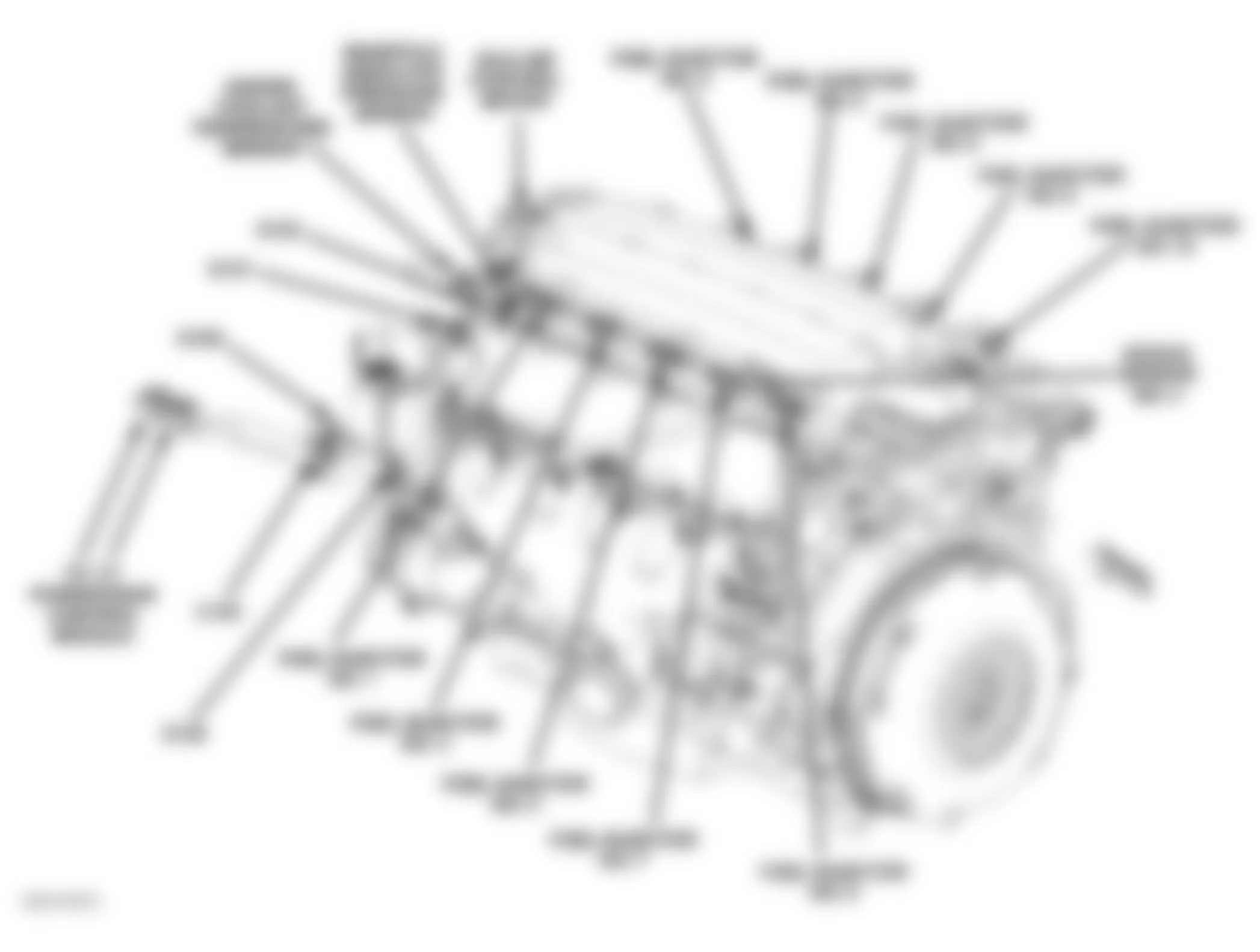 Dodge Viper SRT-10 2006 - Component Locations -  Left Side Of Engine