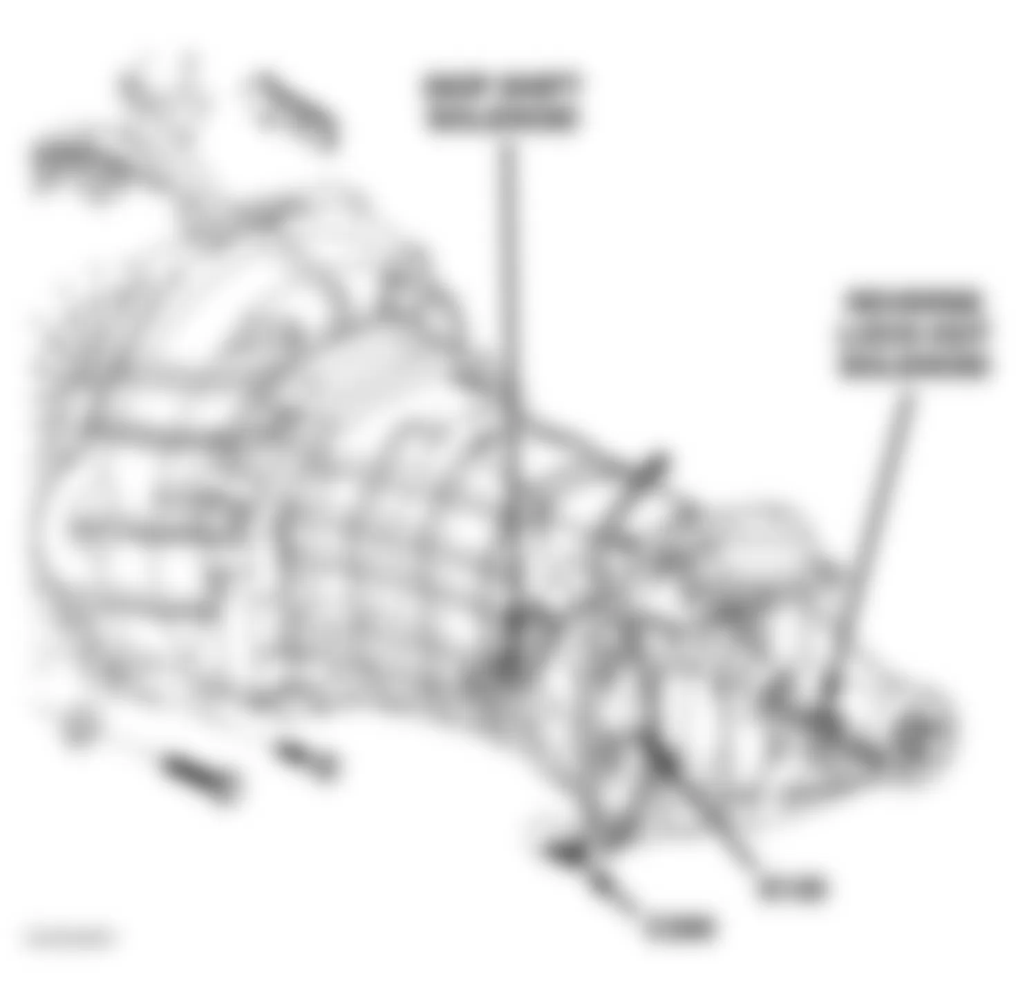 Dodge Viper SRT-10 2006 - Component Locations -  Left Side Of Transmission