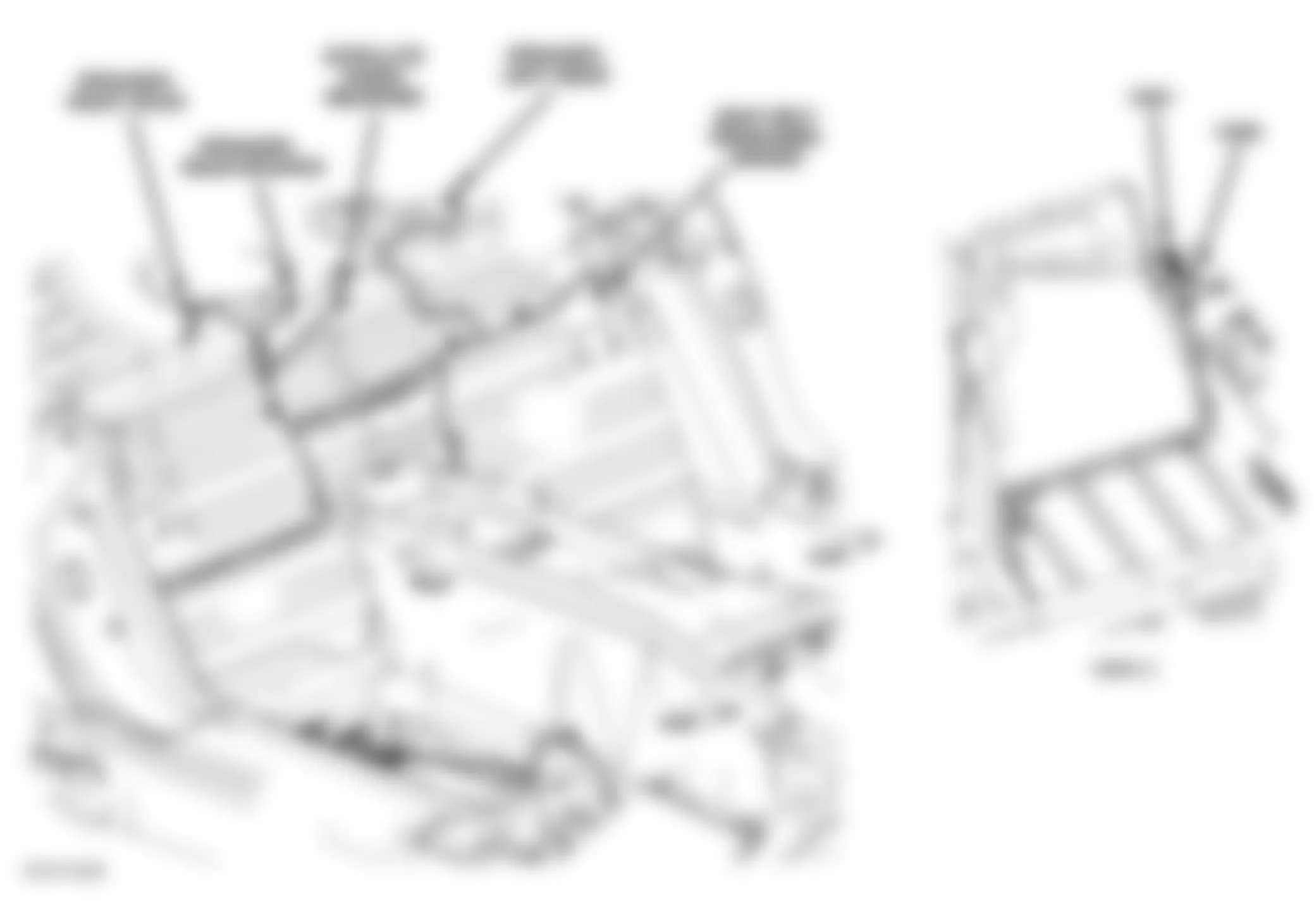 Dodge Viper SRT-10 2006 - Component Locations -  Rear Of Passenger Compartment