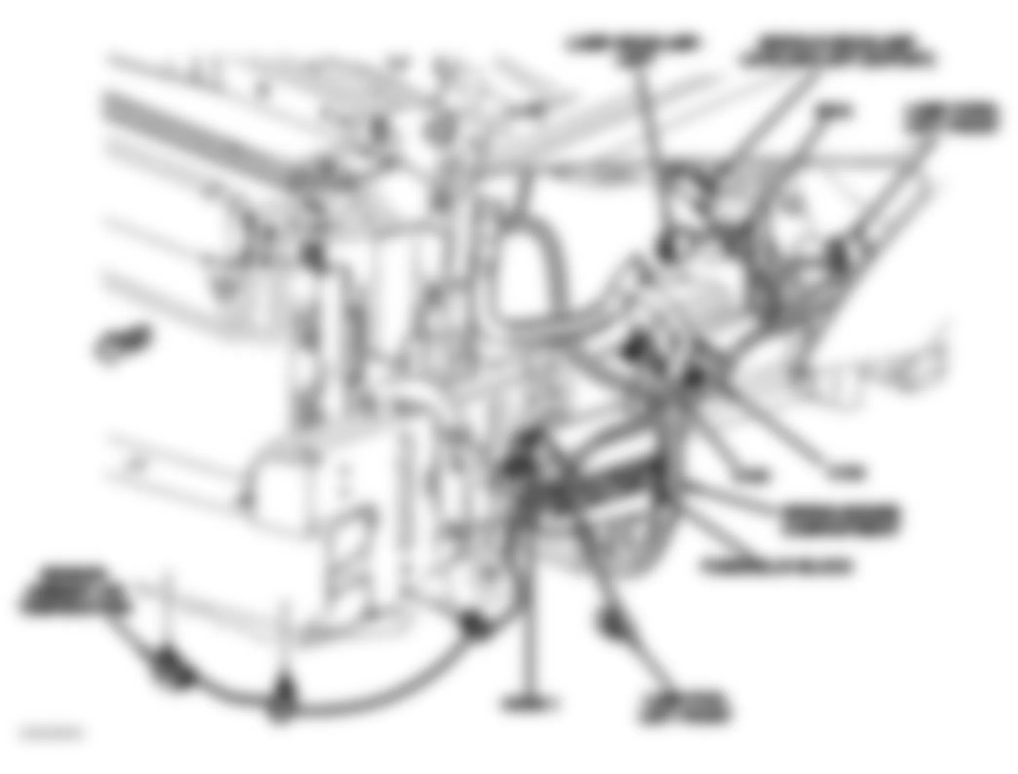 Dodge Caliber R/T 2007 - Component Locations -  Left Front Of Engine Compartment