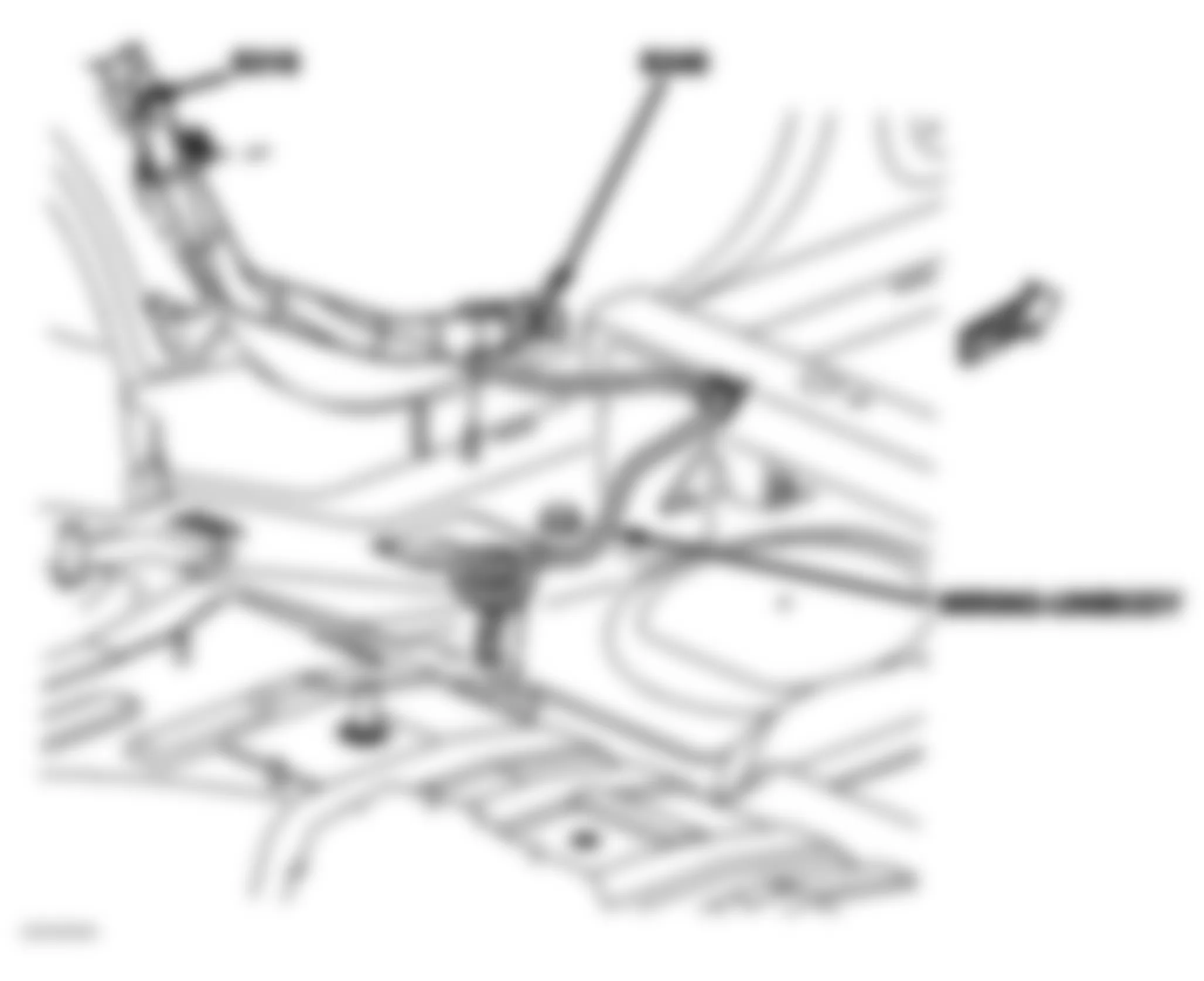 Dodge Caliber R/T 2007 - Component Locations -  Left Rear Floor