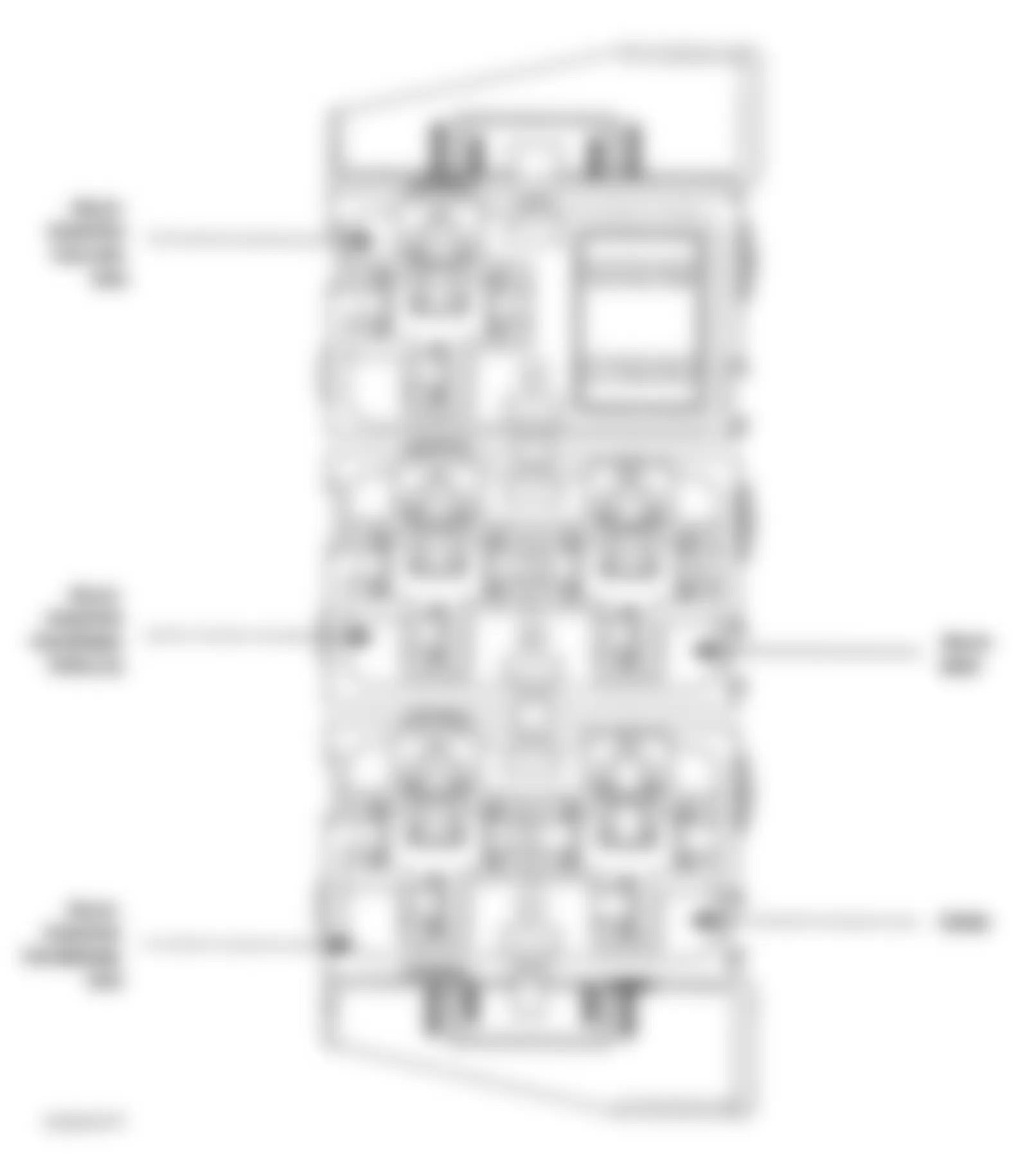 Dodge Caliber R/T 2007 - Component Locations -  Fuse/Relay Block