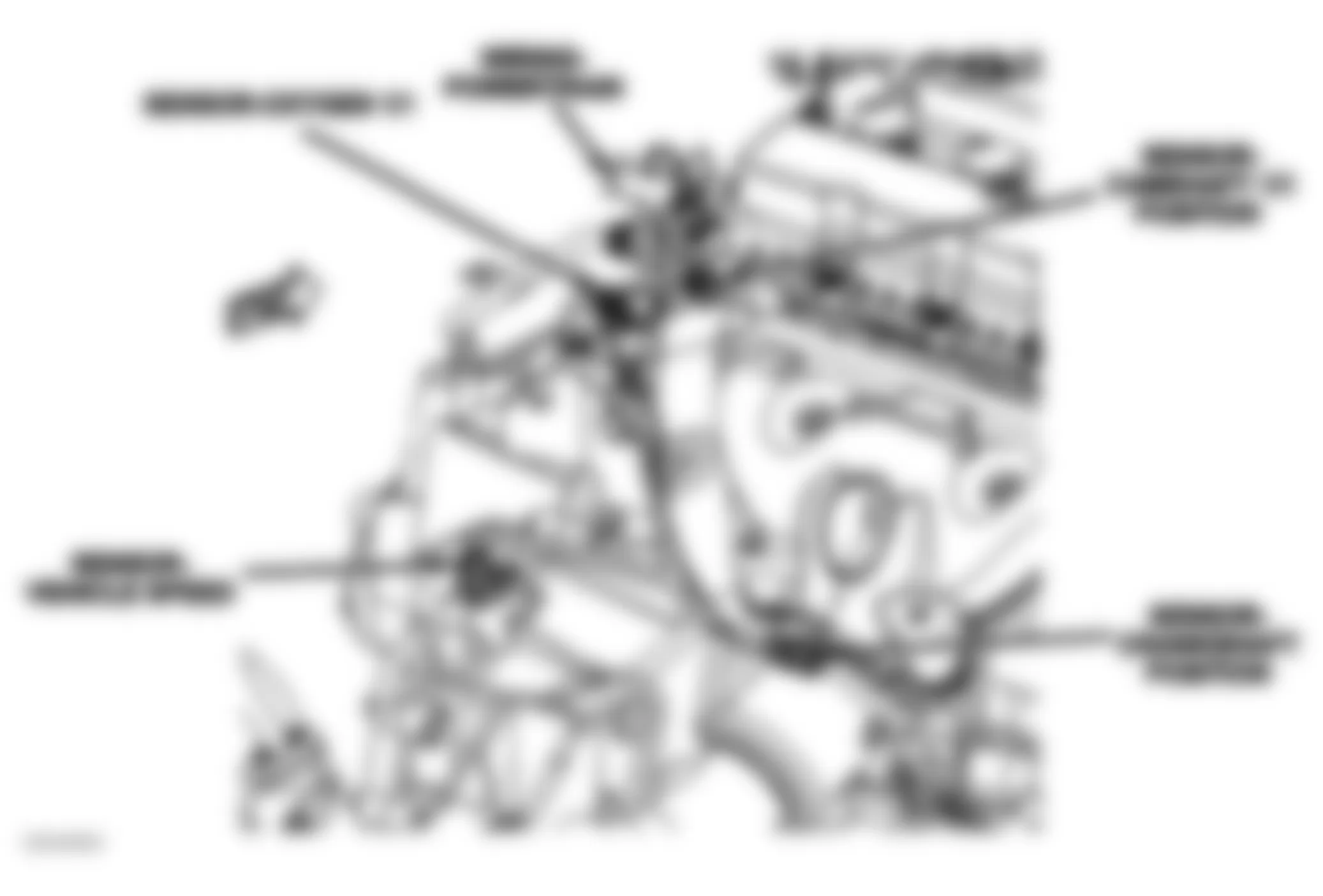 Dodge Caliber SE 2007 - Component Locations -  Right Rear Of Engine