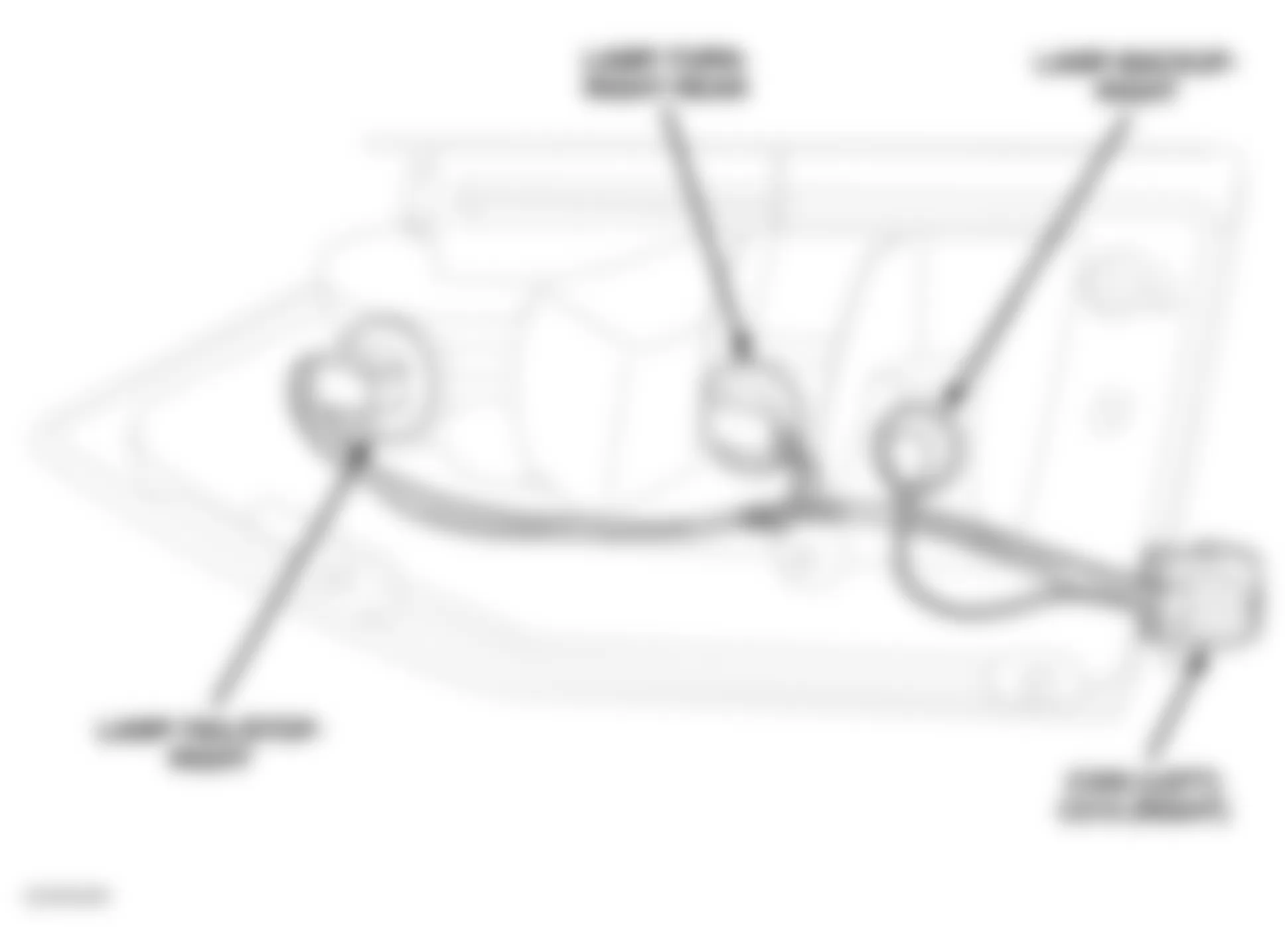 Dodge Charger Daytona R/T 2007 - Component Locations -  Right Tail Lamp Assembly (Left Similar)