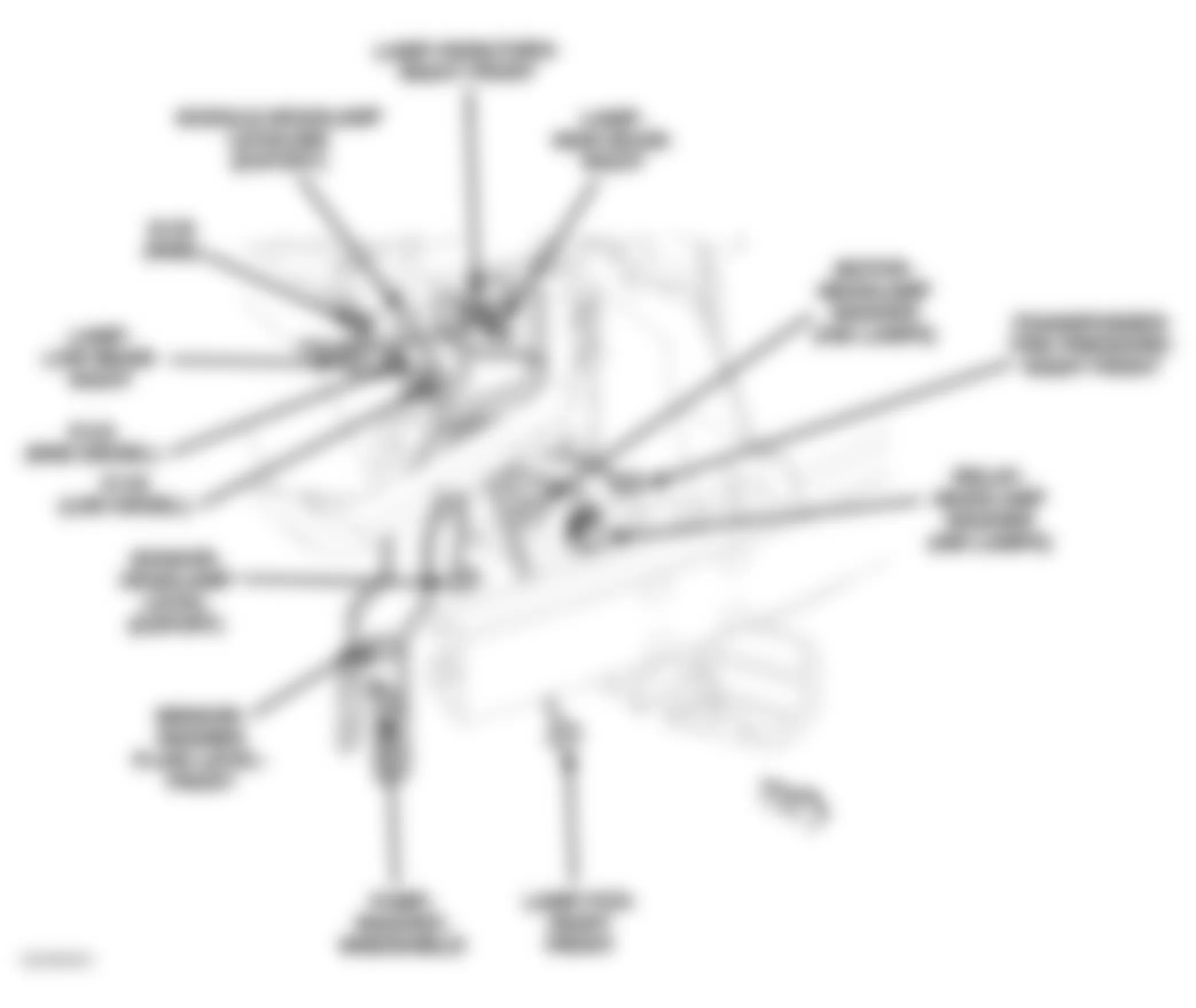 Dodge Charger SE 2007 - Component Locations -  Right Front Of Engine Compartment