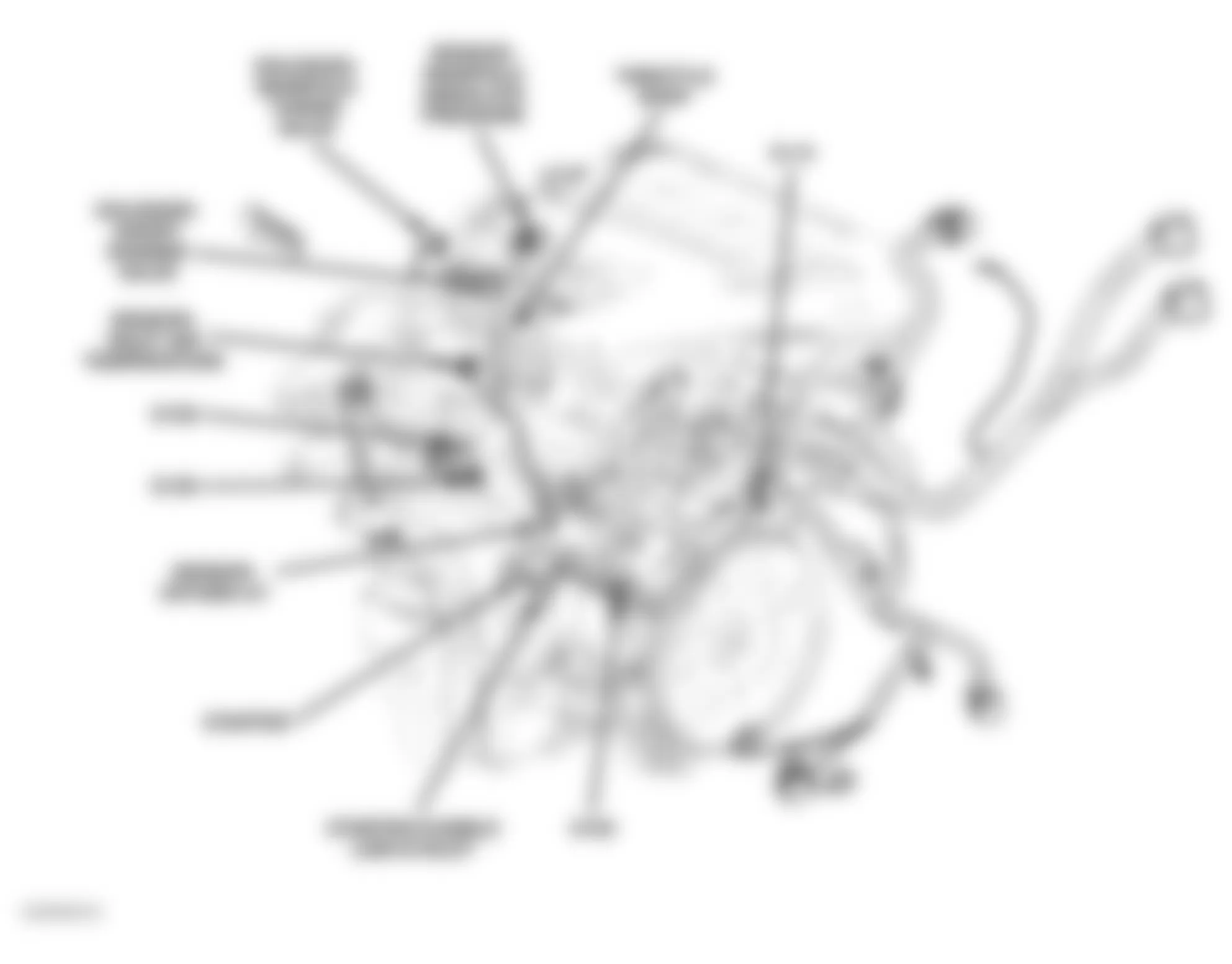 Dodge Charger SE 2007 - Component Locations -  Left Rear Of Engine (3.5L)