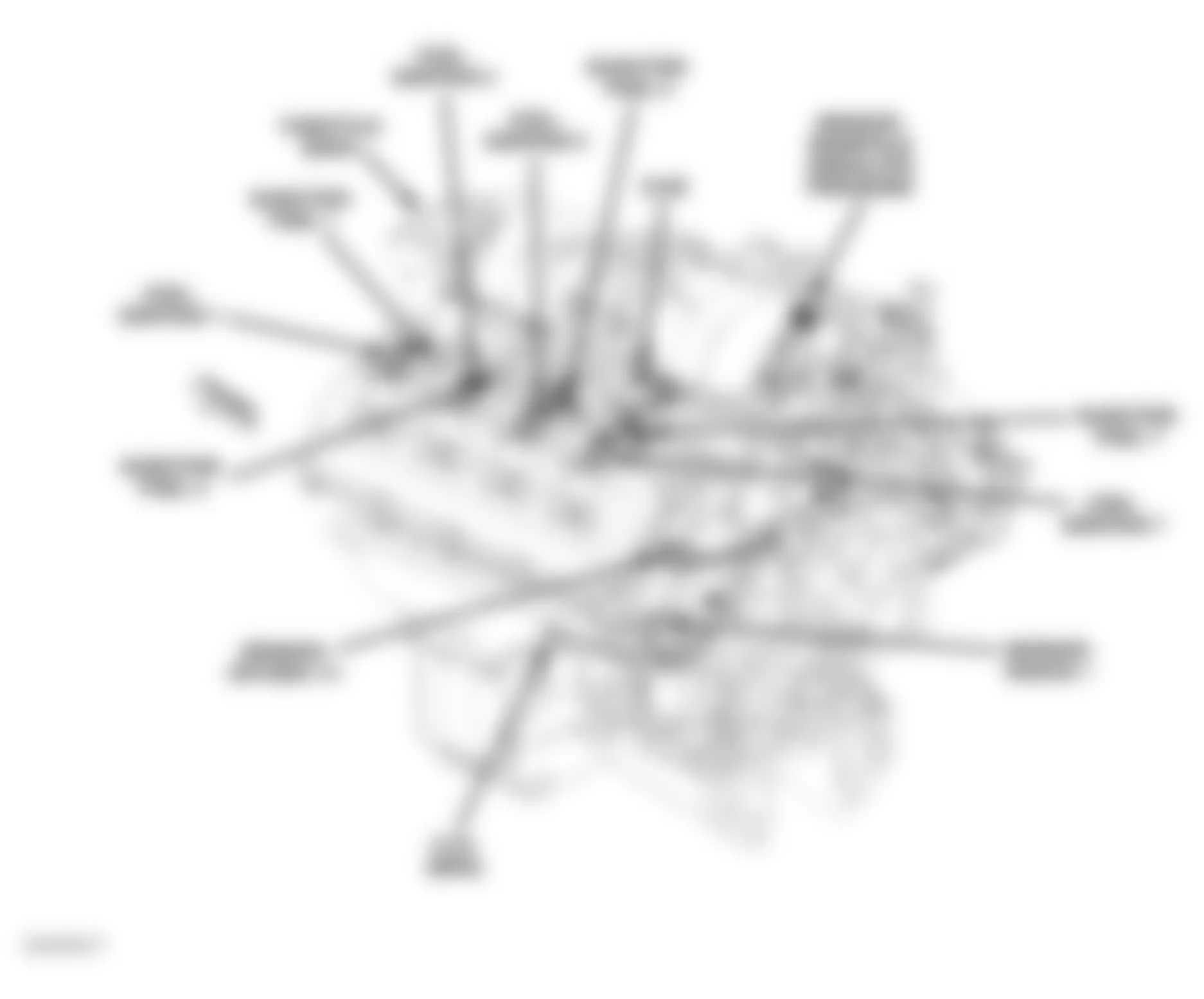 Dodge Charger SE 2007 - Component Locations -  Left Rear Of Engine (5.7L)